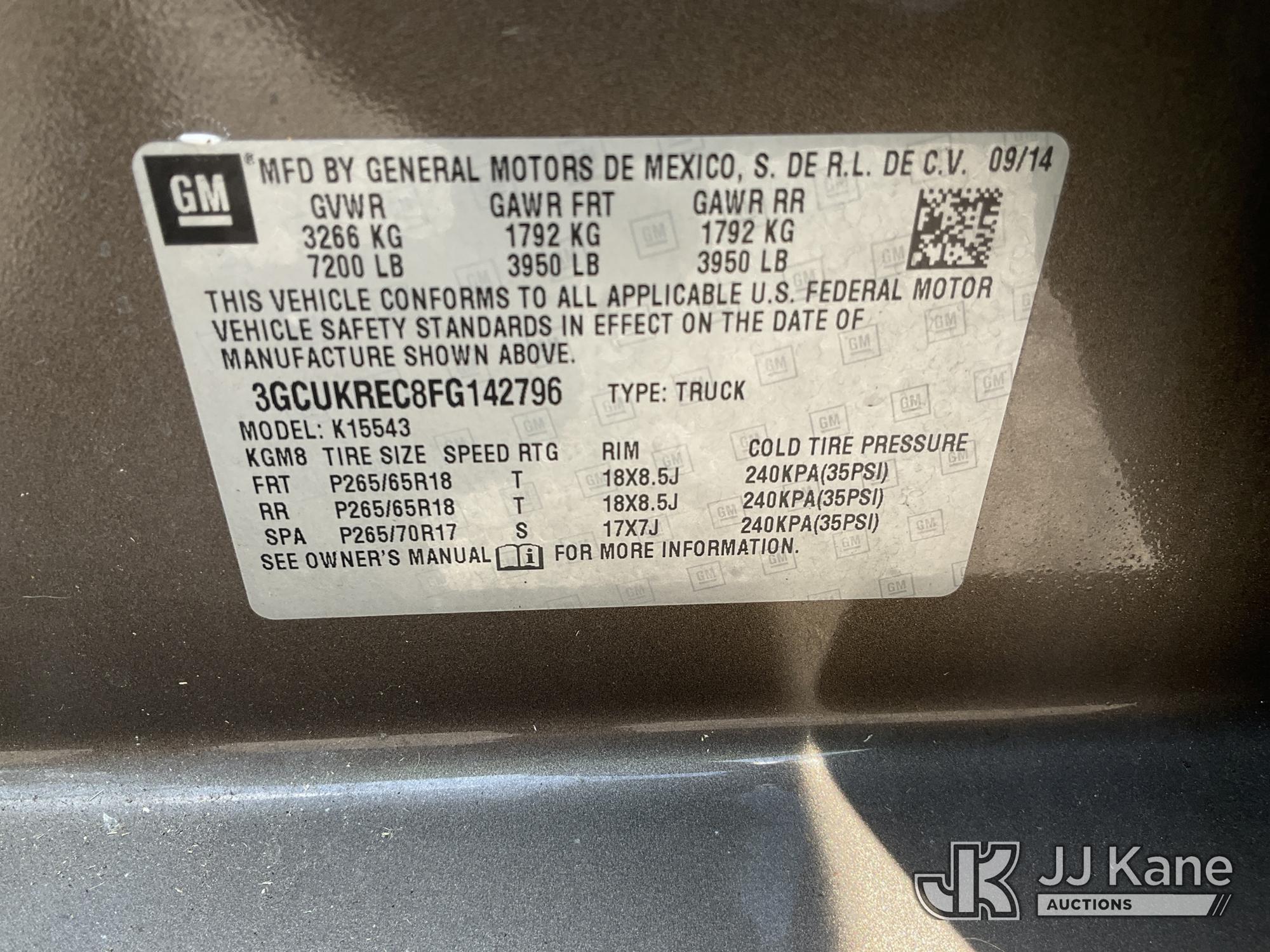2015 Chevrolet Silverado 1500 4x4