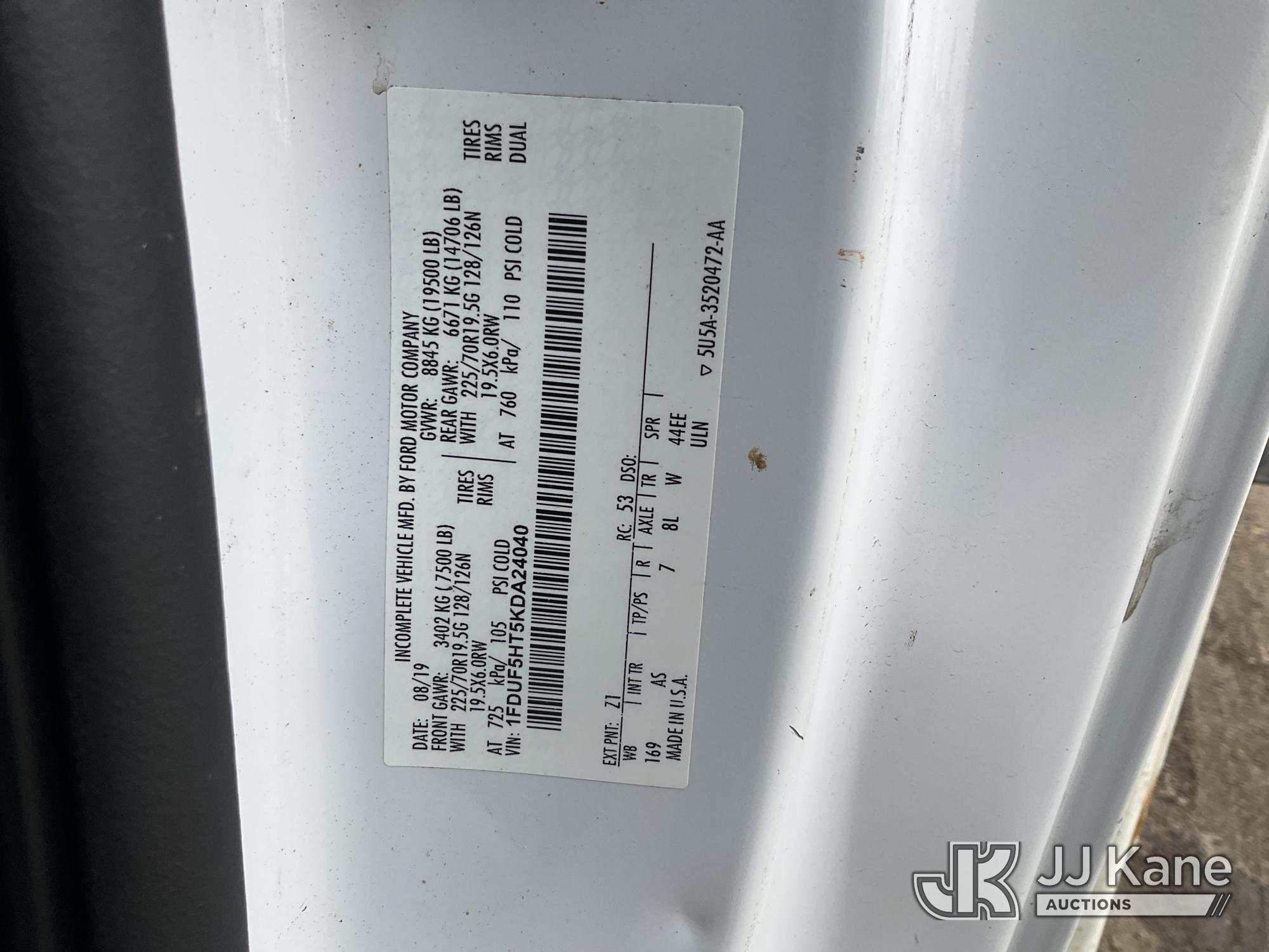 2019 Ford F550 4x4