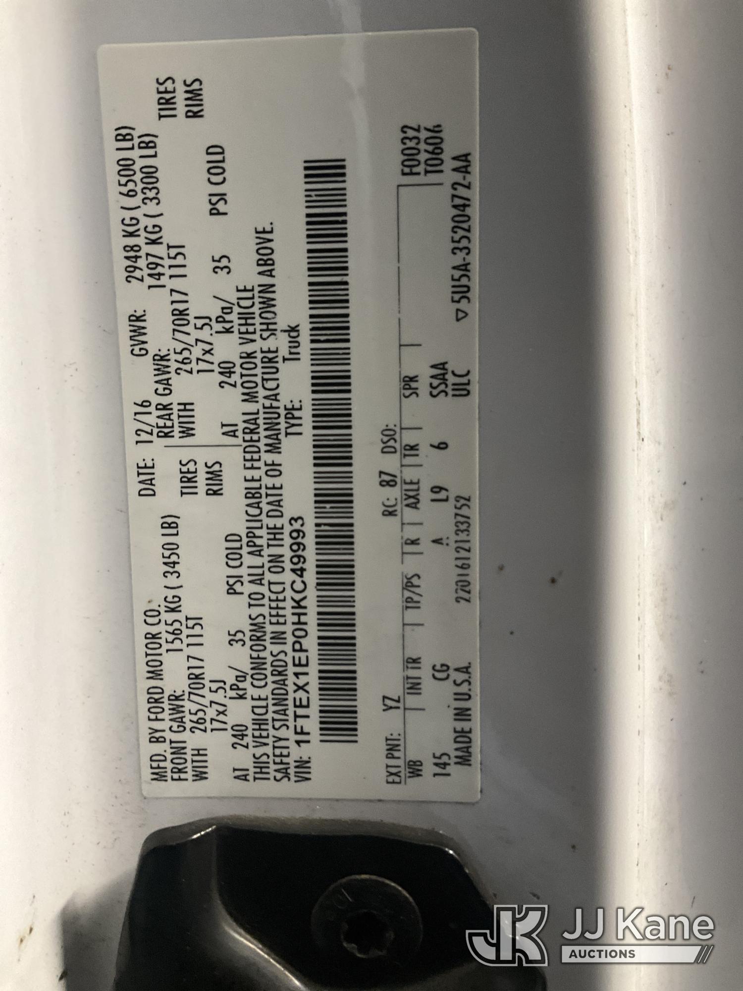 2017 Ford F150 4X4