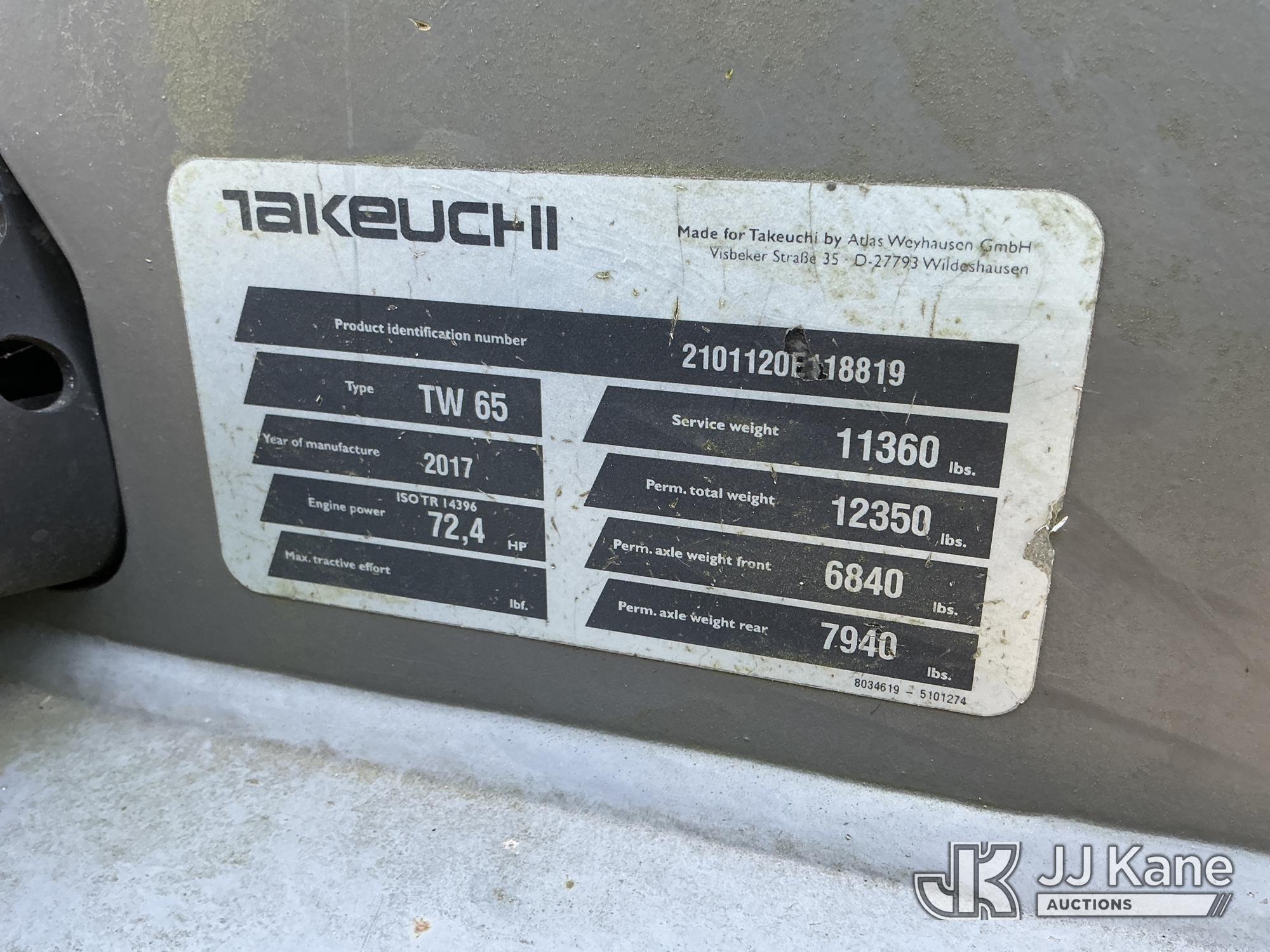 2017 Takeuchi TW65