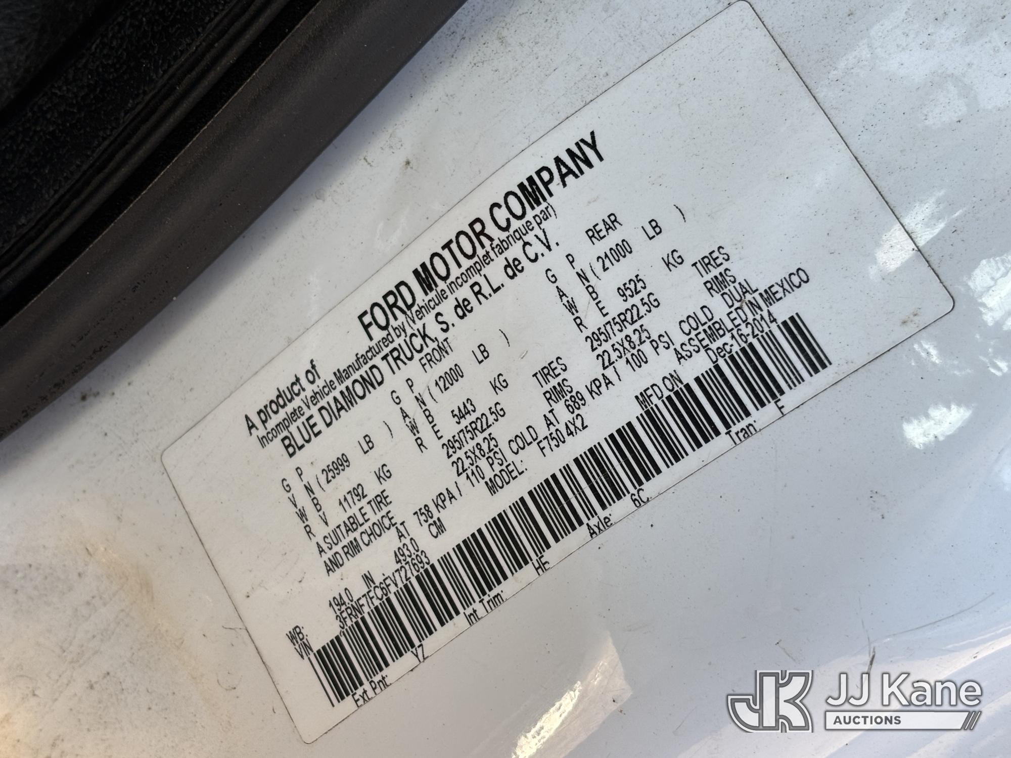 2015 Ford F750