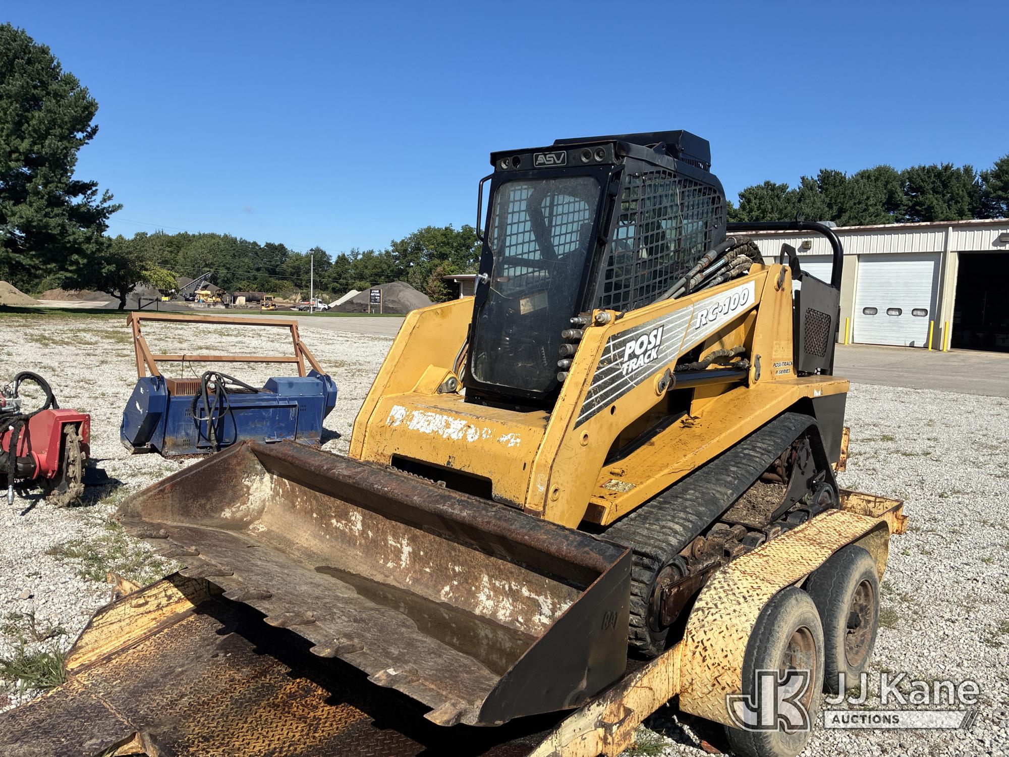 2005 ASV Posi-Track RC-100 Rubber Tired Skid Steer Loader