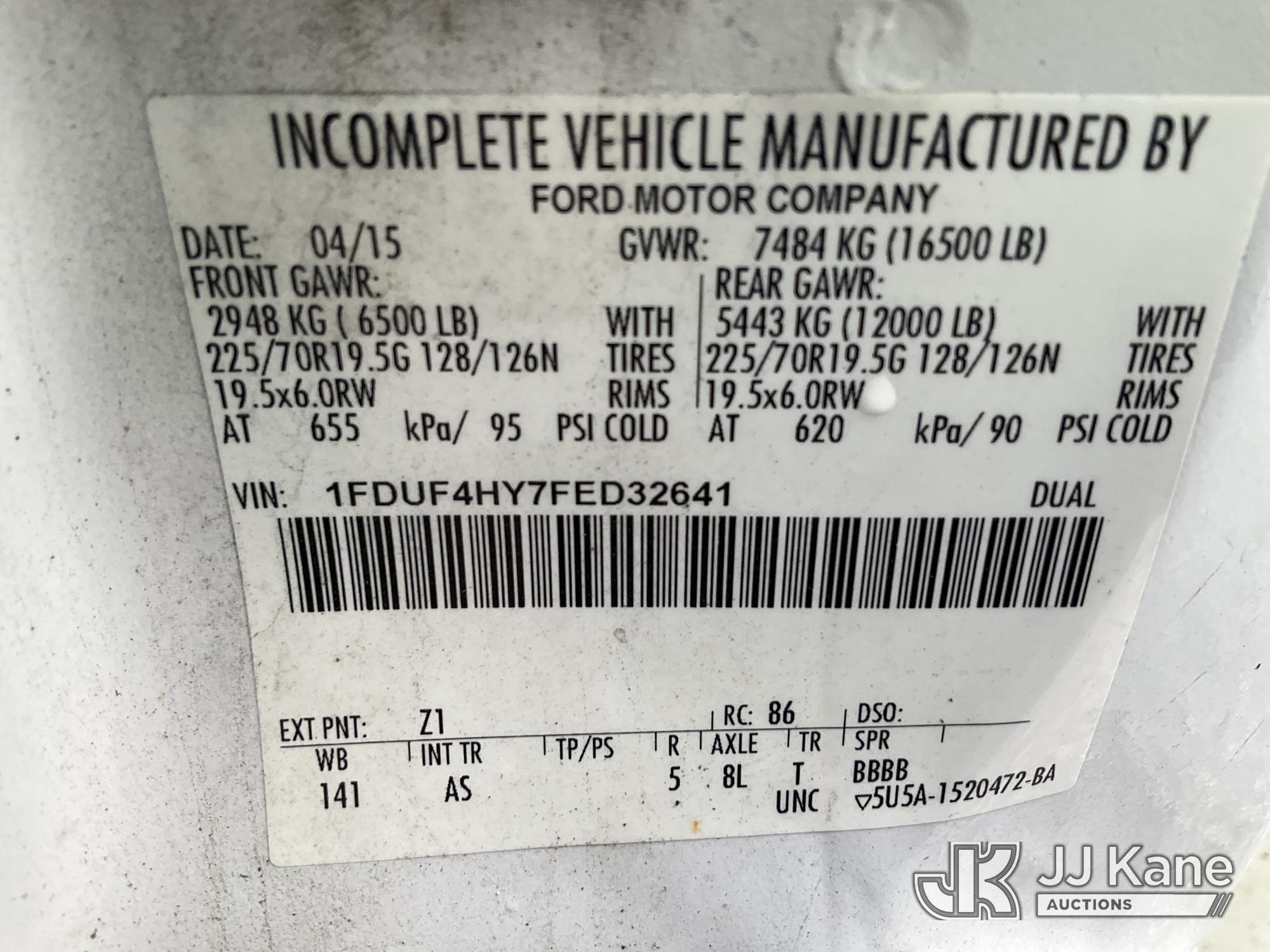 2015 Ford F450 4X4