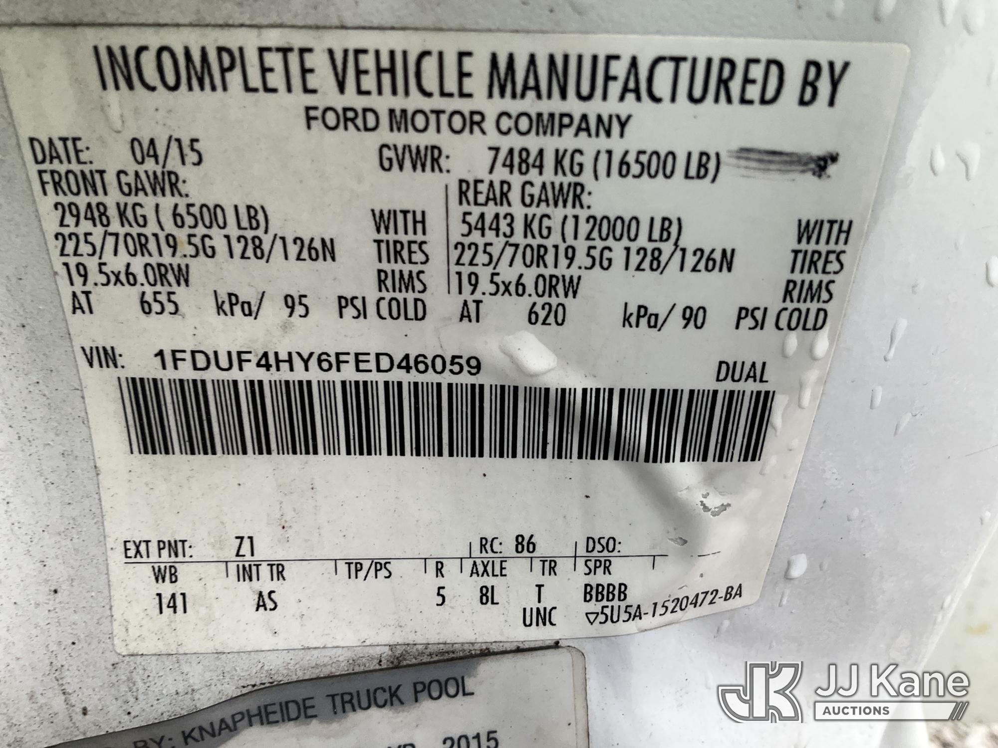 2015 Ford F450 4X4