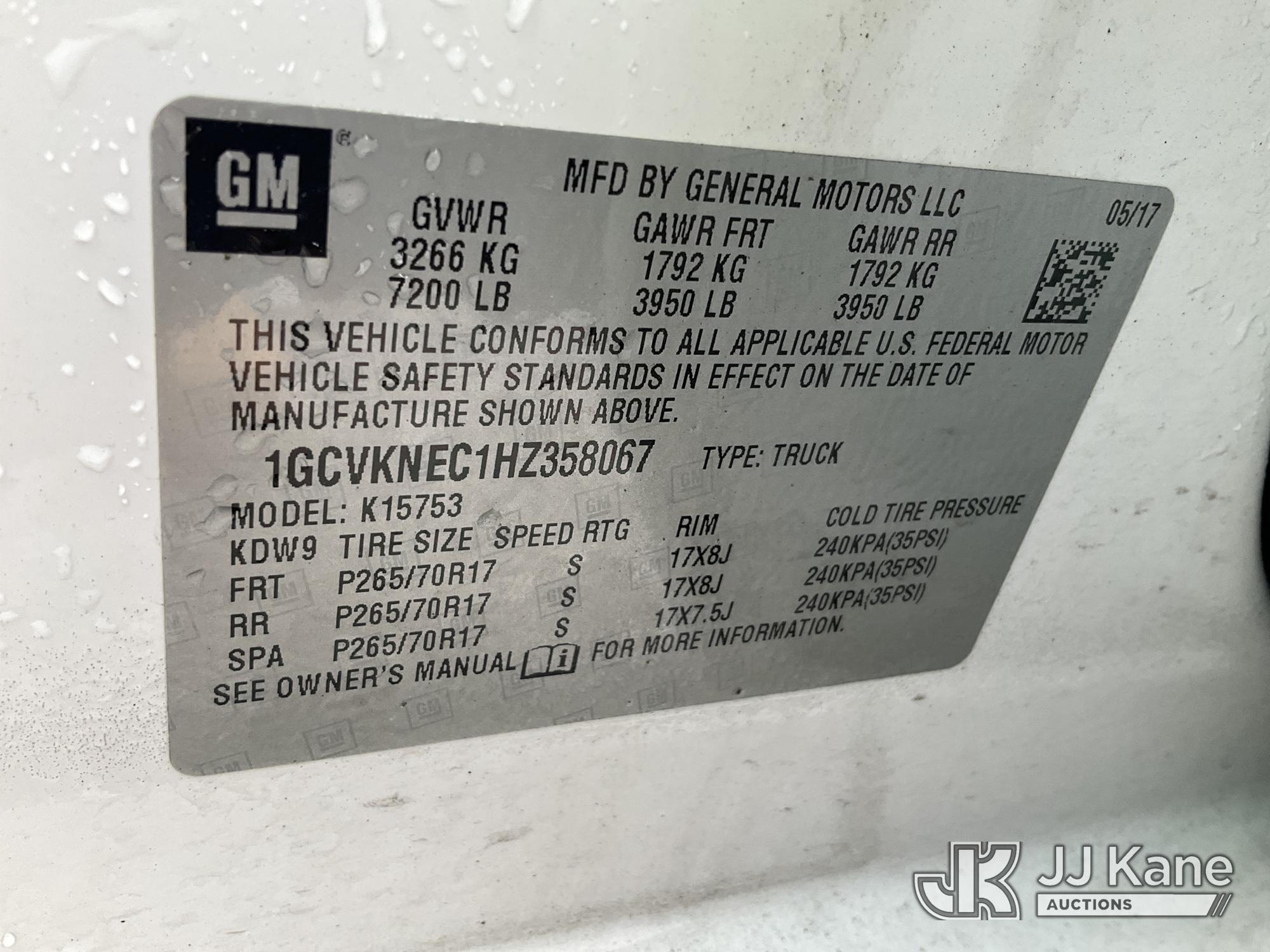 2017 Chevrolet Silverado 1500 4x4
