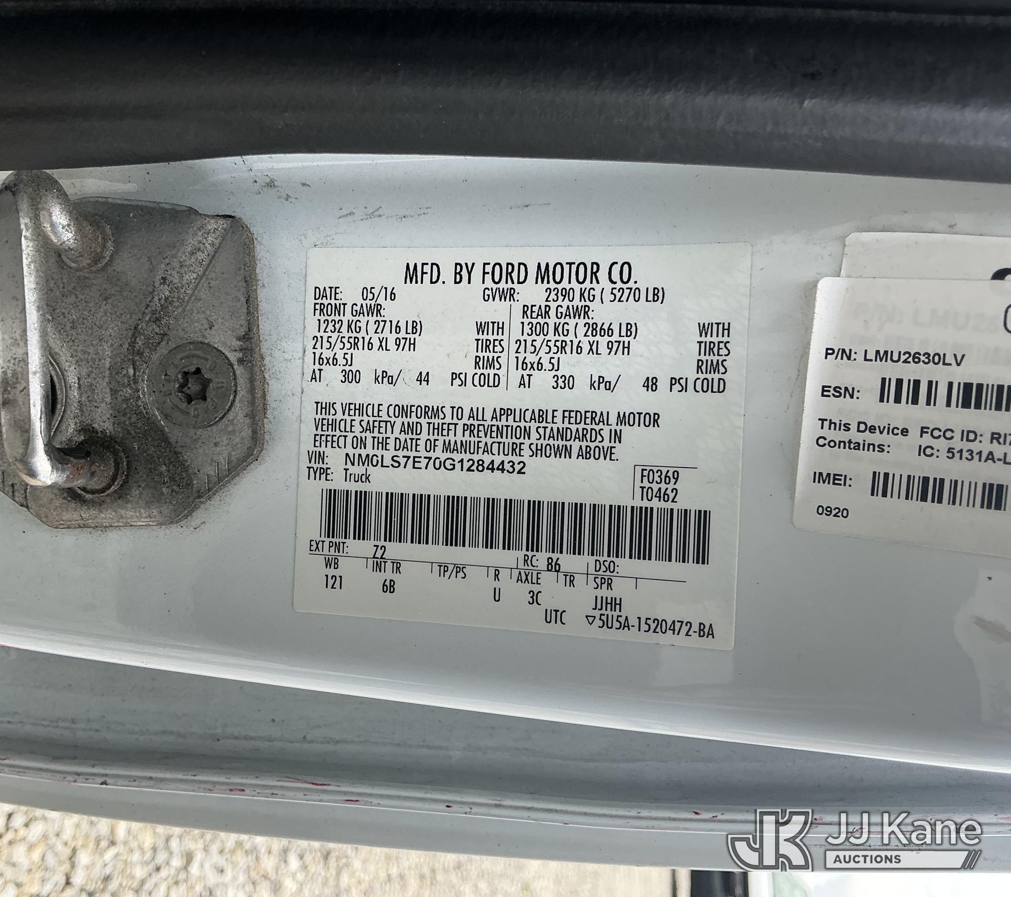 2016 Ford TRANSIT CONNECT
