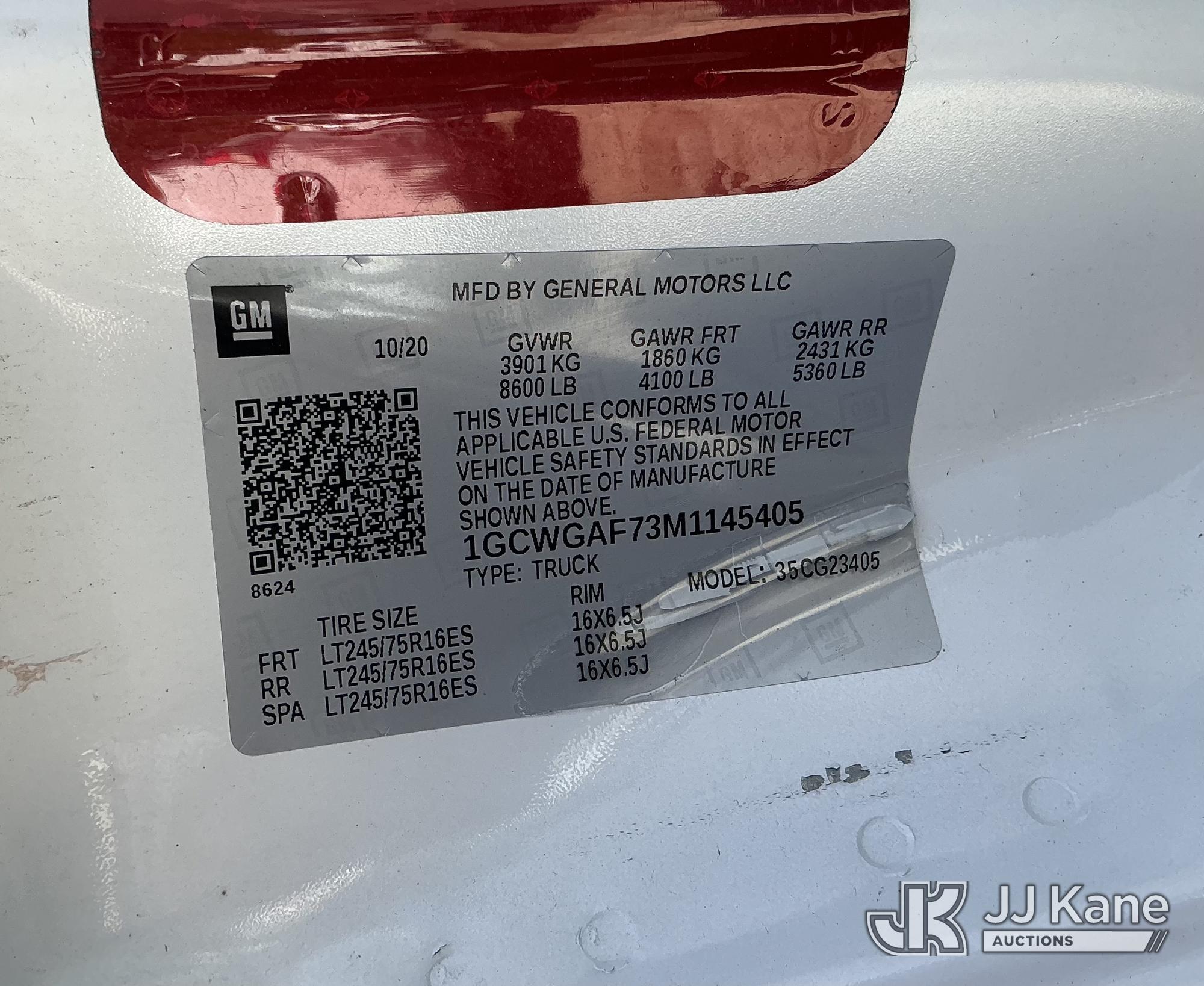 2021 Chevrolet Express G2500