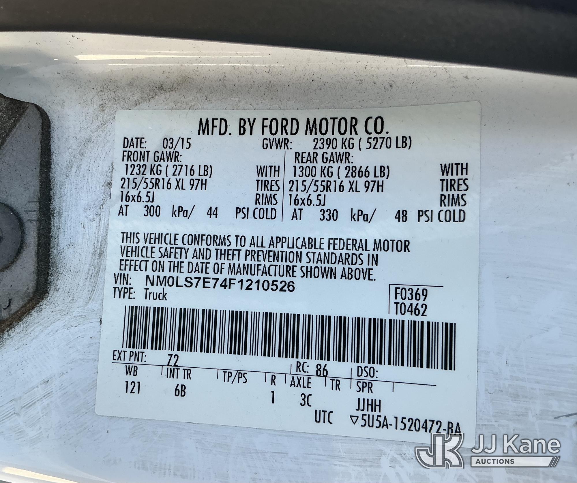 2015 Ford TRANSIT CONNECT
