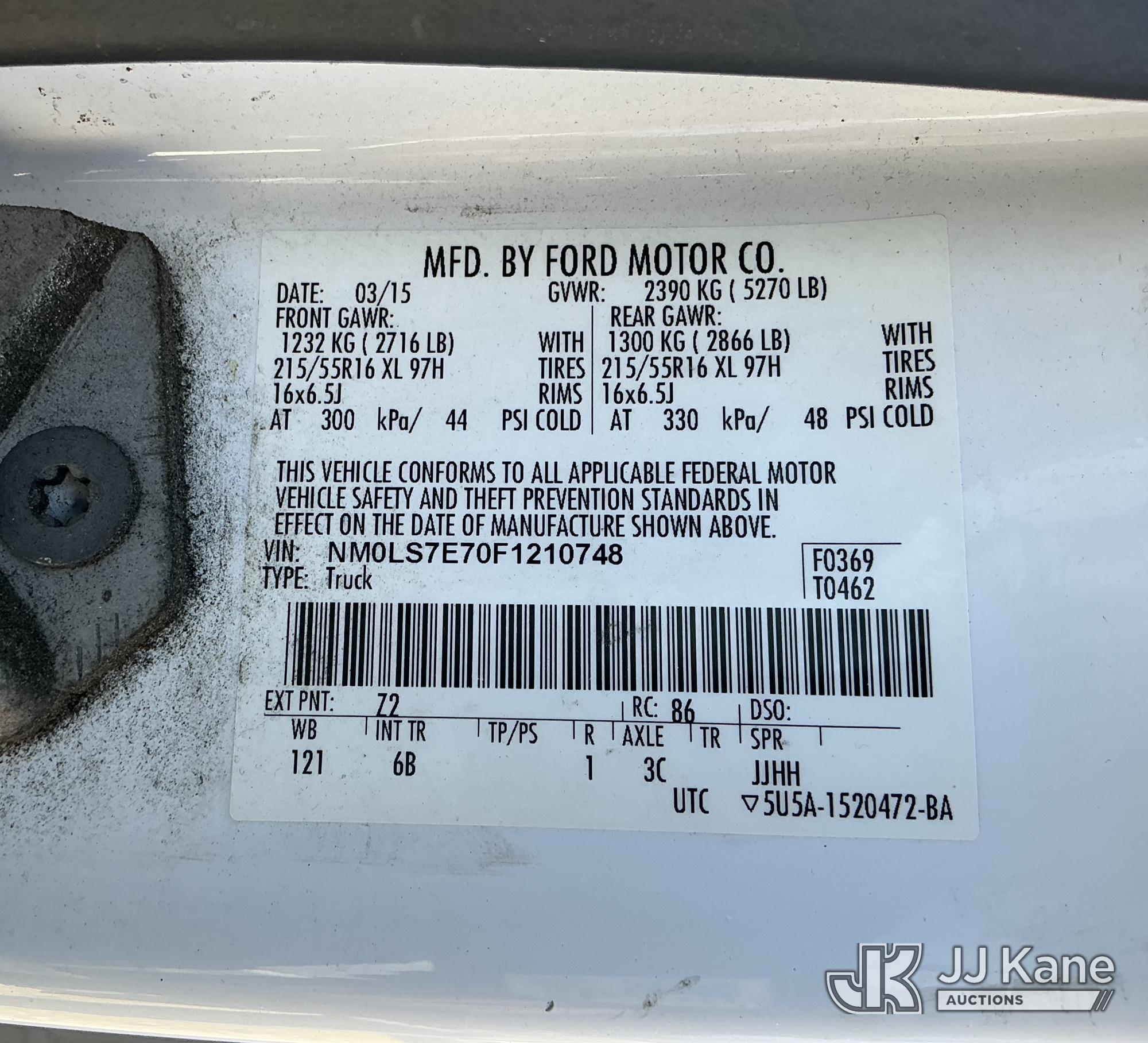 2015 Ford TRANSIT CONNECT