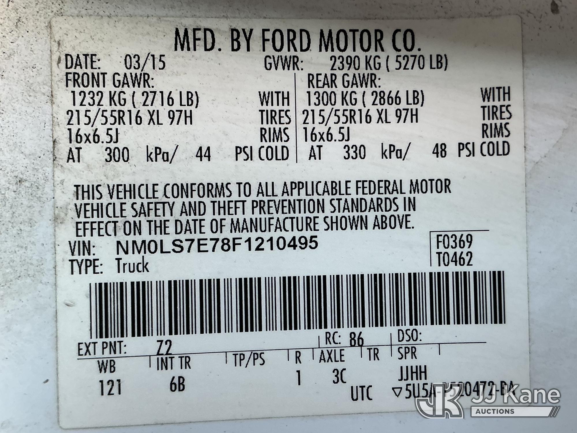 2015 Ford TRANSIT CONNECT