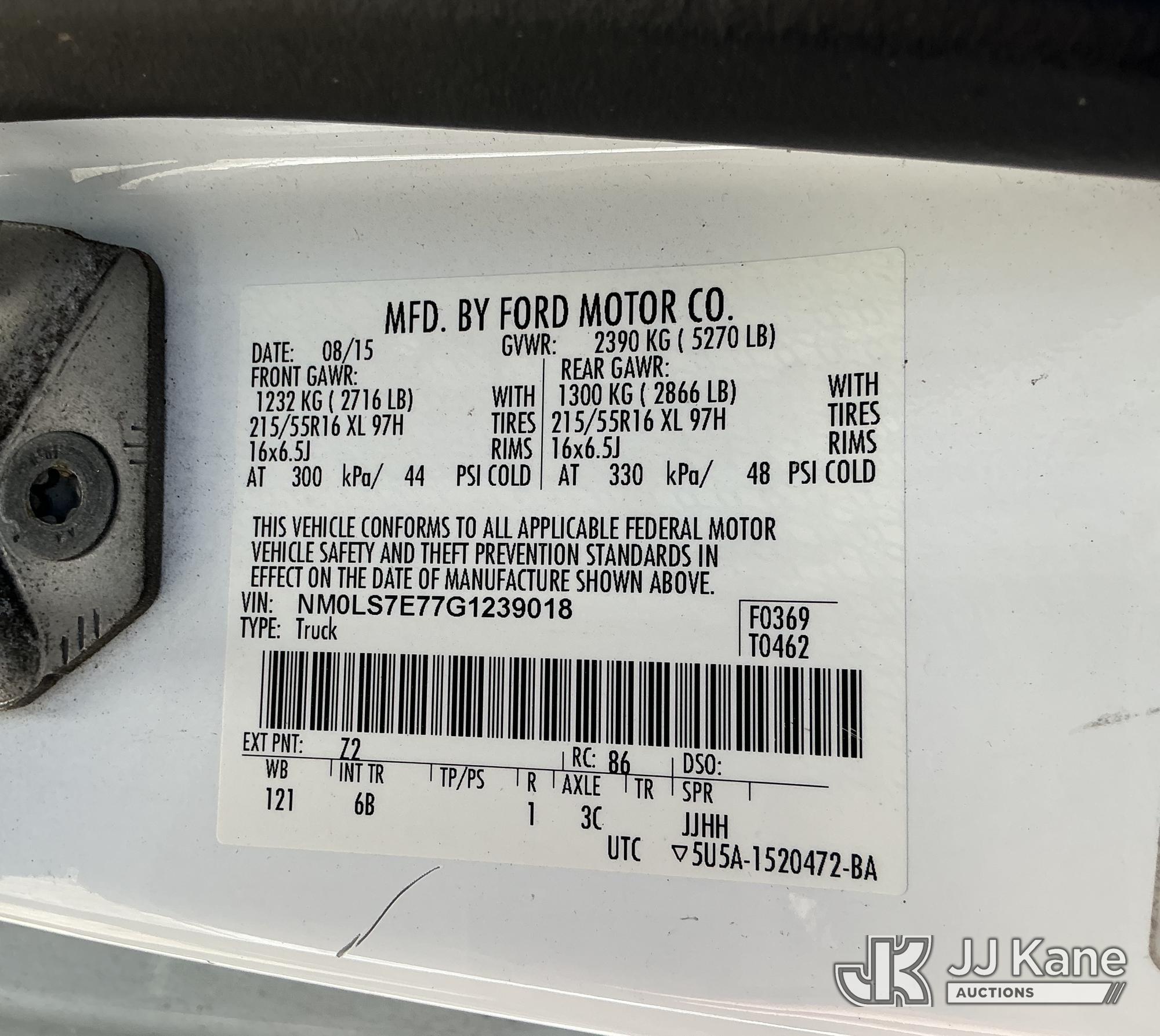 2016 Ford TRANSIT CONNECT