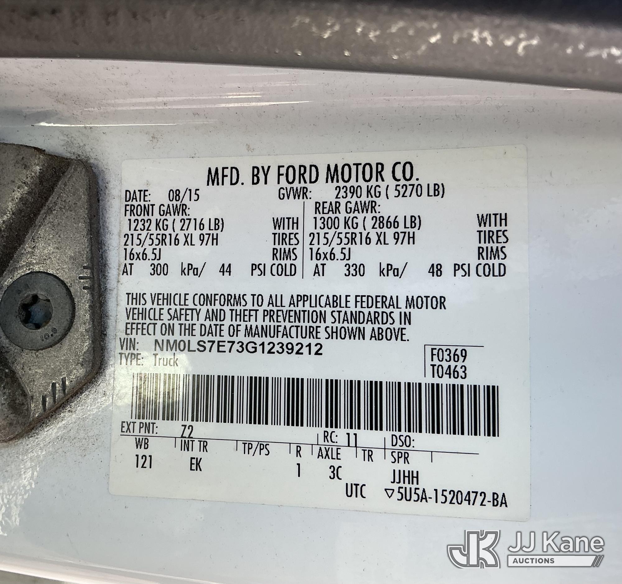 2016 Ford TRANSIT CONNECT