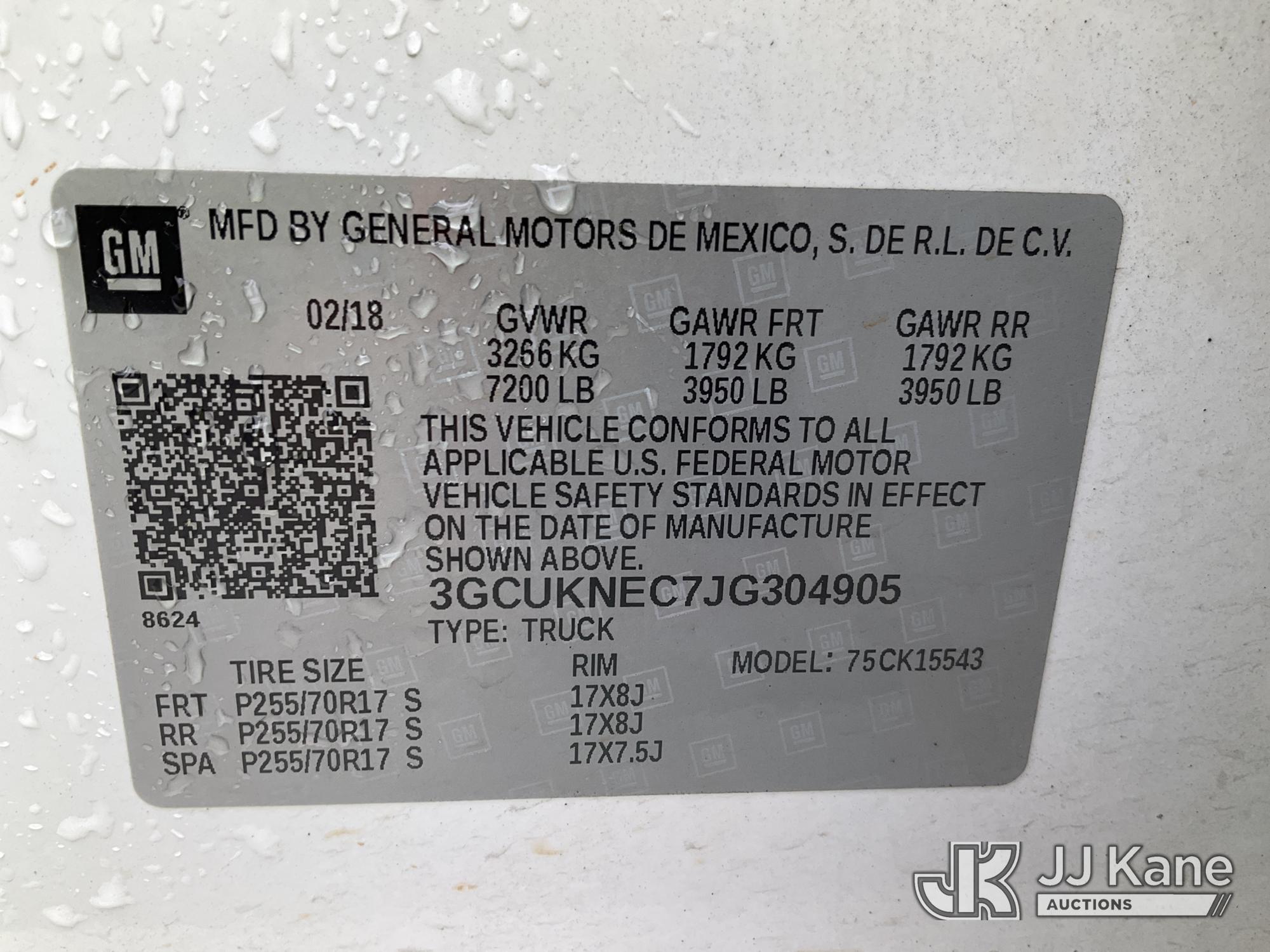 2018 Chevrolet Silverado 1500 4x4