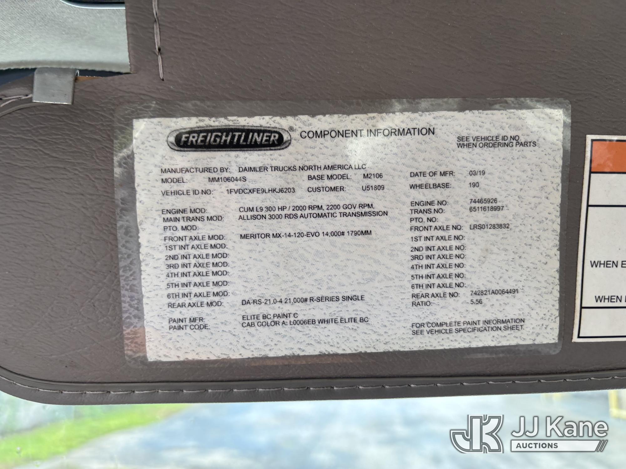2020 Freightliner M2 106 MEDIUM DUTY
