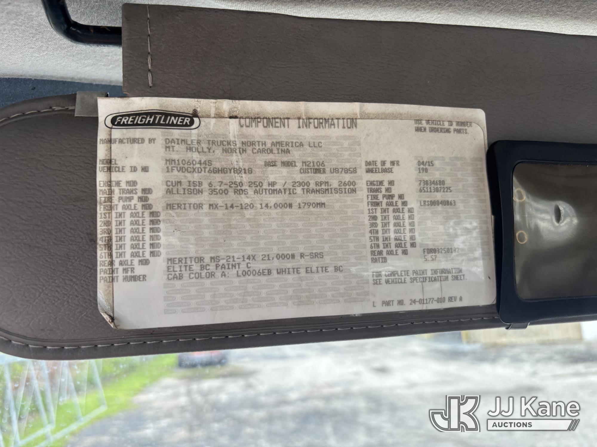 2016 Freightliner M2 106