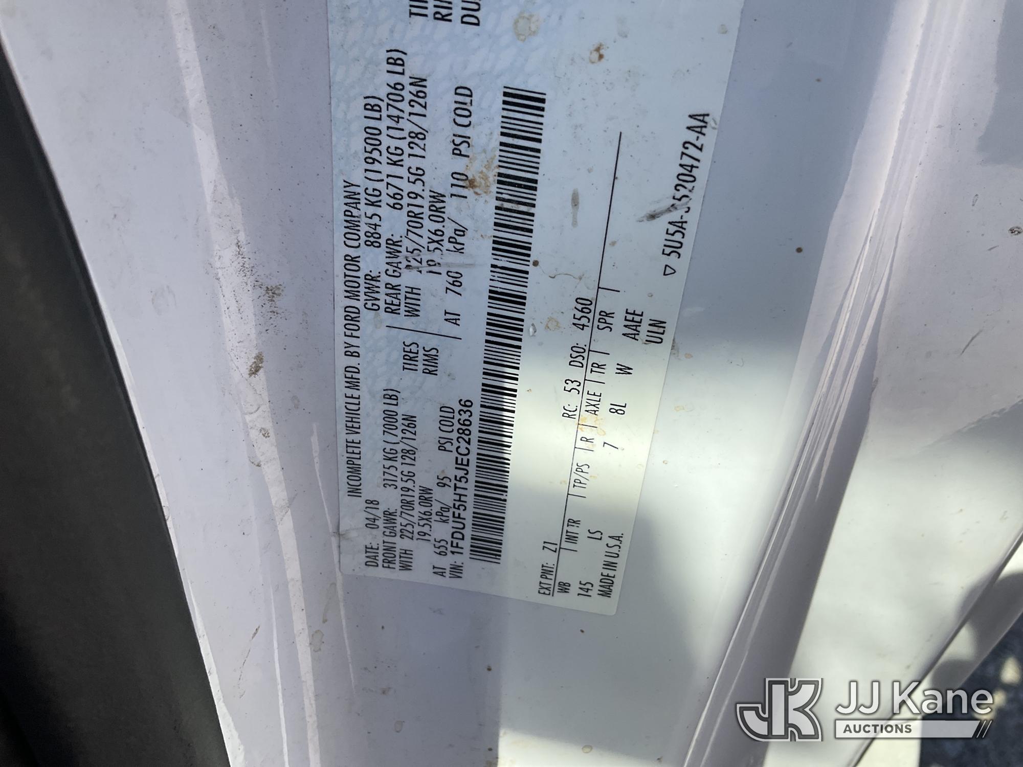 2018 Ford F550 4X4