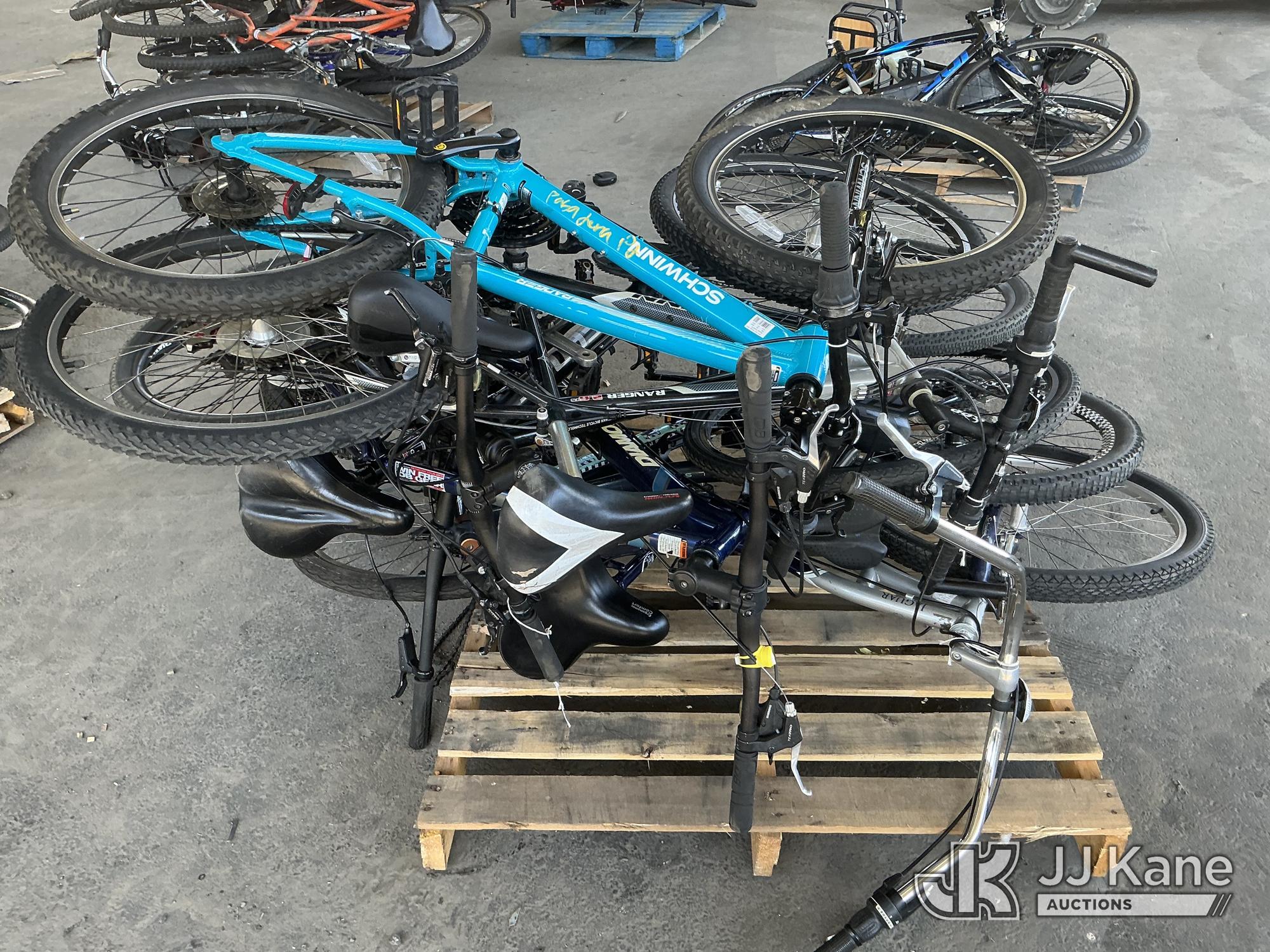 (1 Pallet) Bicycles (Used) NOTE: This unit is being sold AS IS/WHERE IS via Timed Auction and is located in Jurupa Valley
