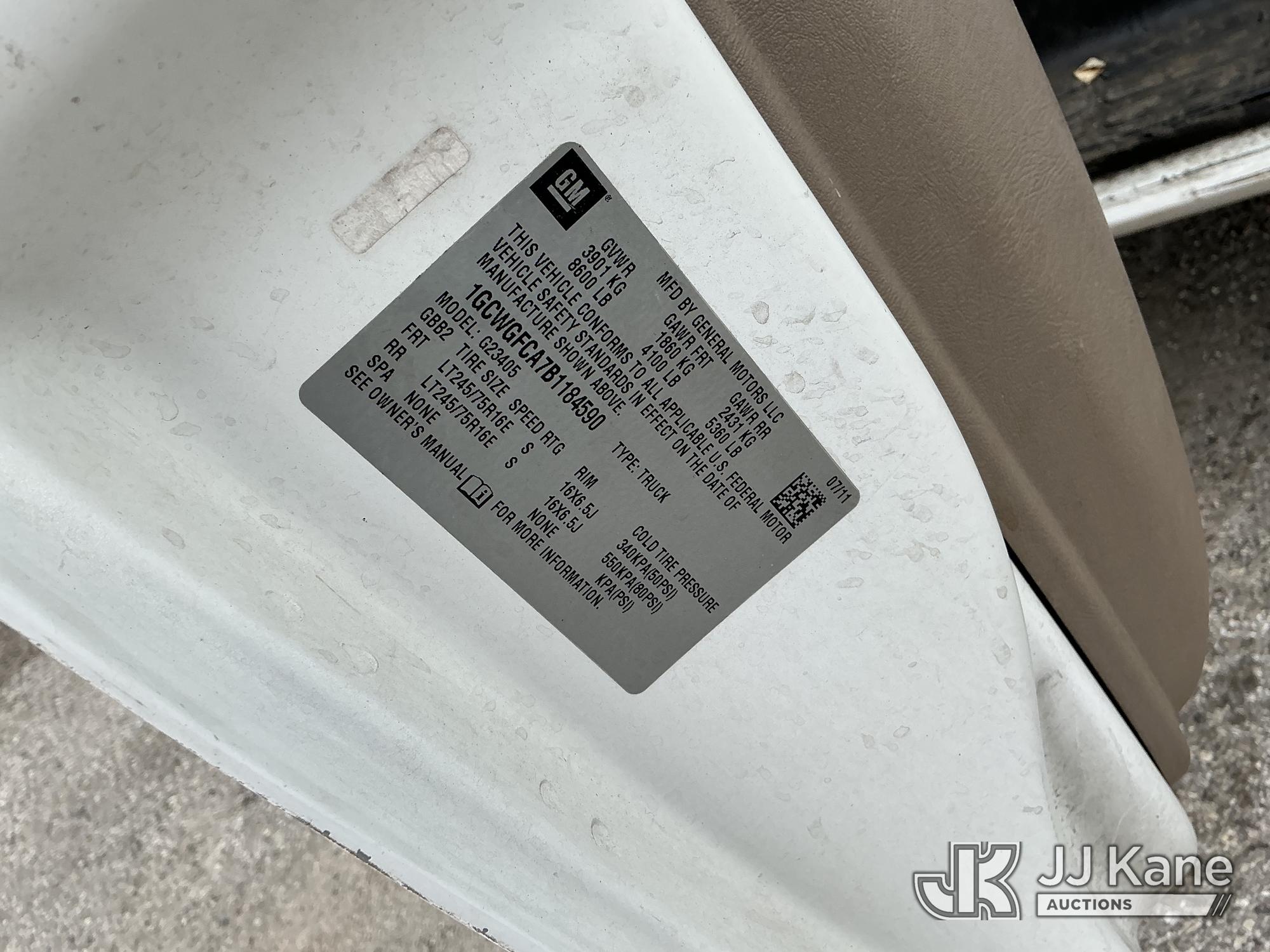 2011 Chevrolet EXPRESS G2500
