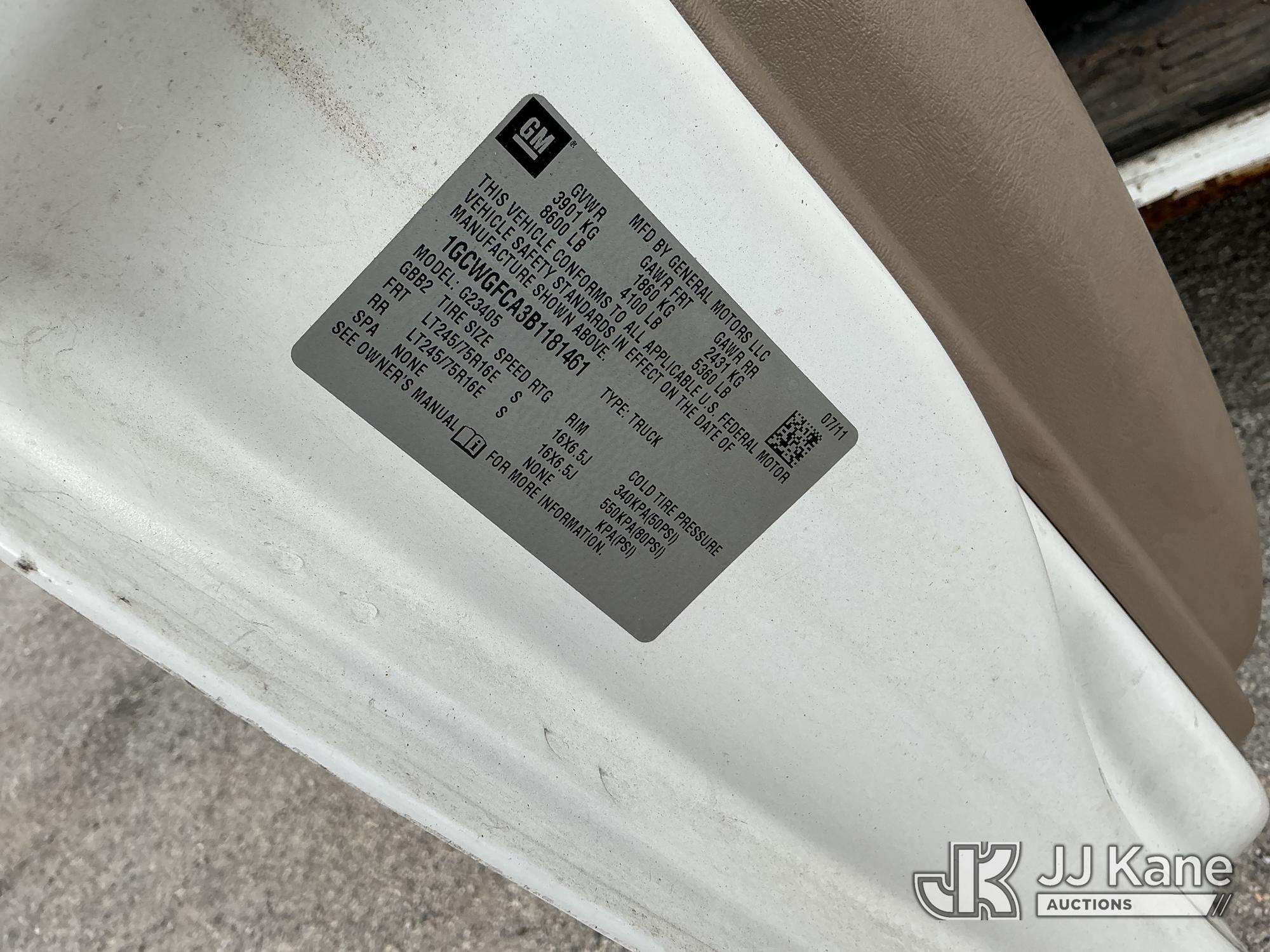 2011 Chevrolet EXPRESS G2500