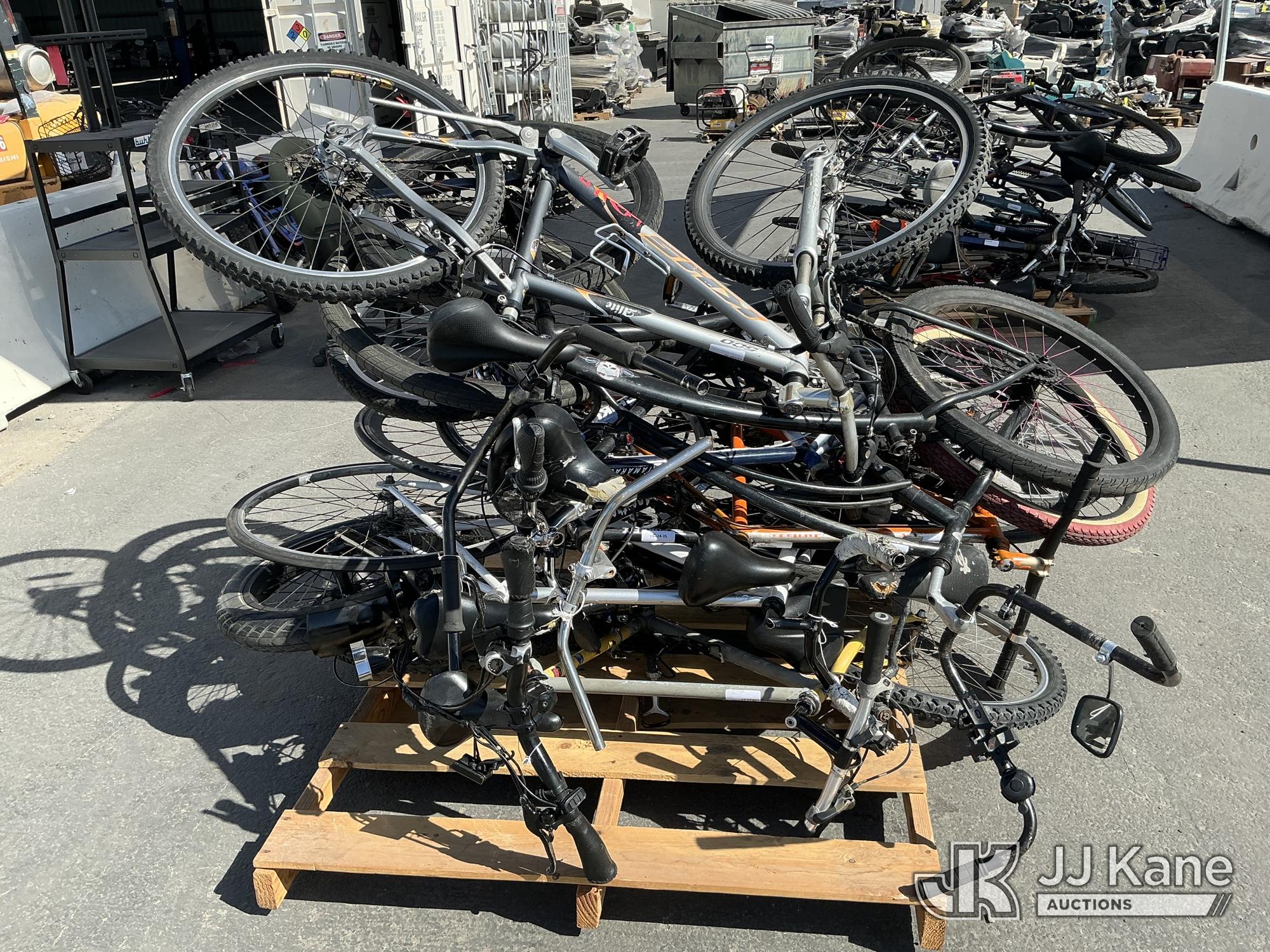 (1 Pallet) Bicycles (Used) NOTE: This unit is being sold AS IS/WHERE IS via Timed Auction and is located in Jurupa Valley