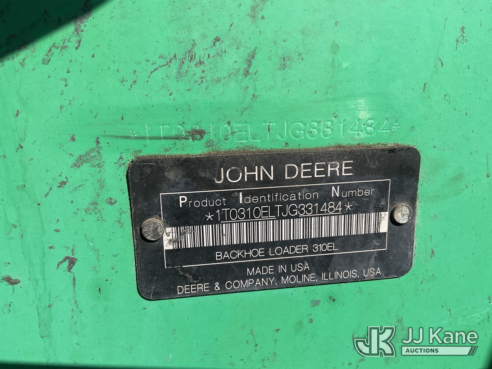 2018 John Deere 310L EP 4x4