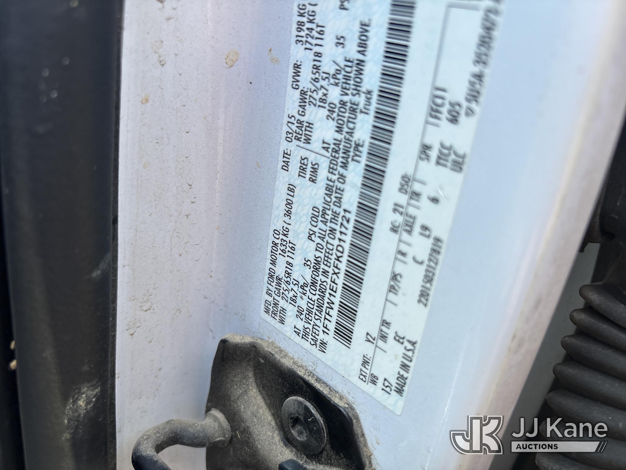 2015 Ford F150 4X4