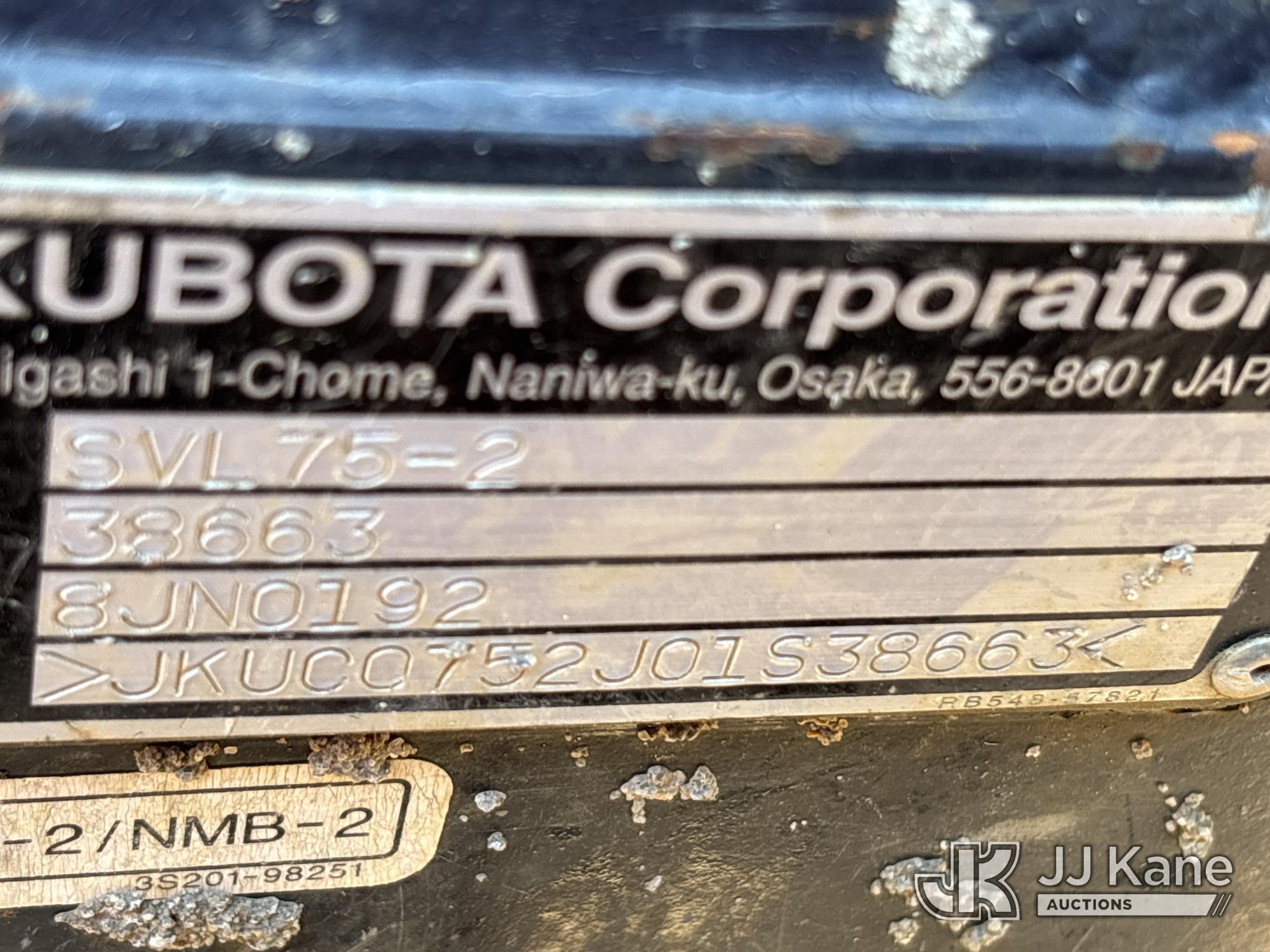2018 Kubota SVL75