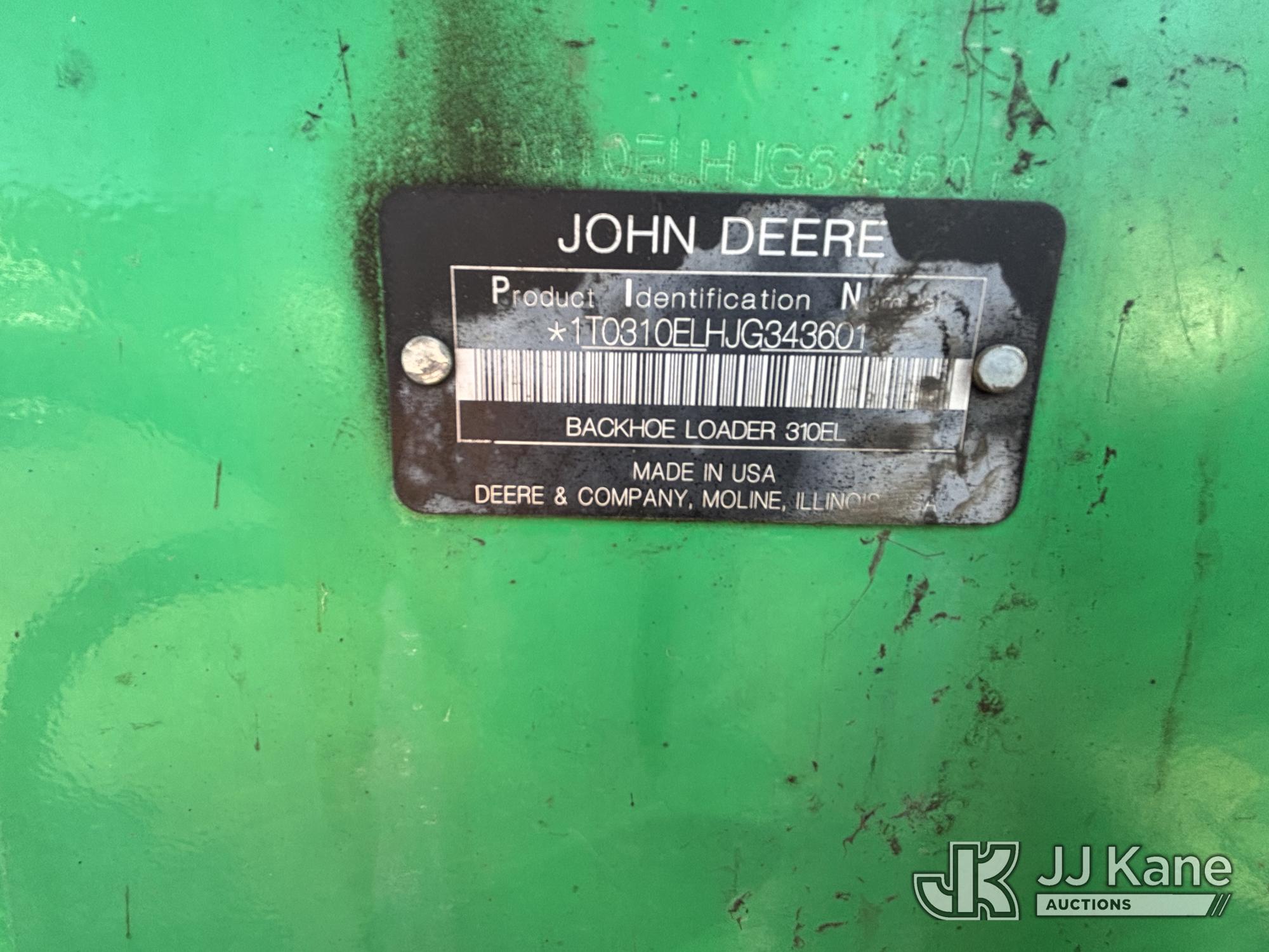 2019 John Deere 310L EP 4X4