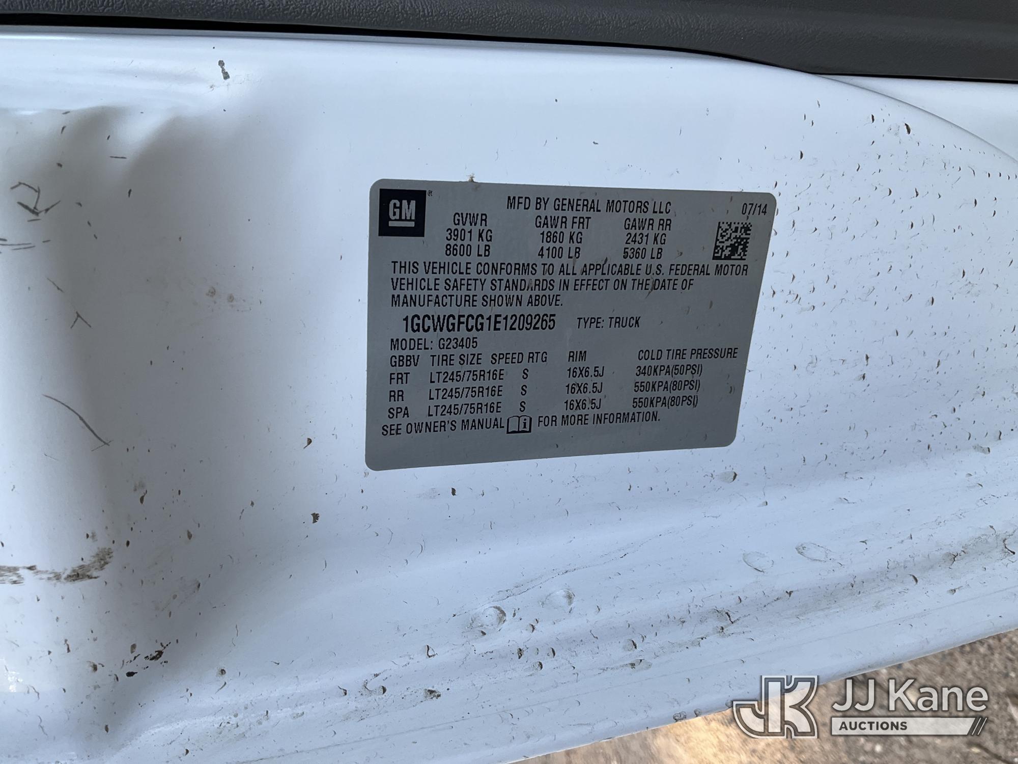 2014 Chevrolet EXPRESS G2500