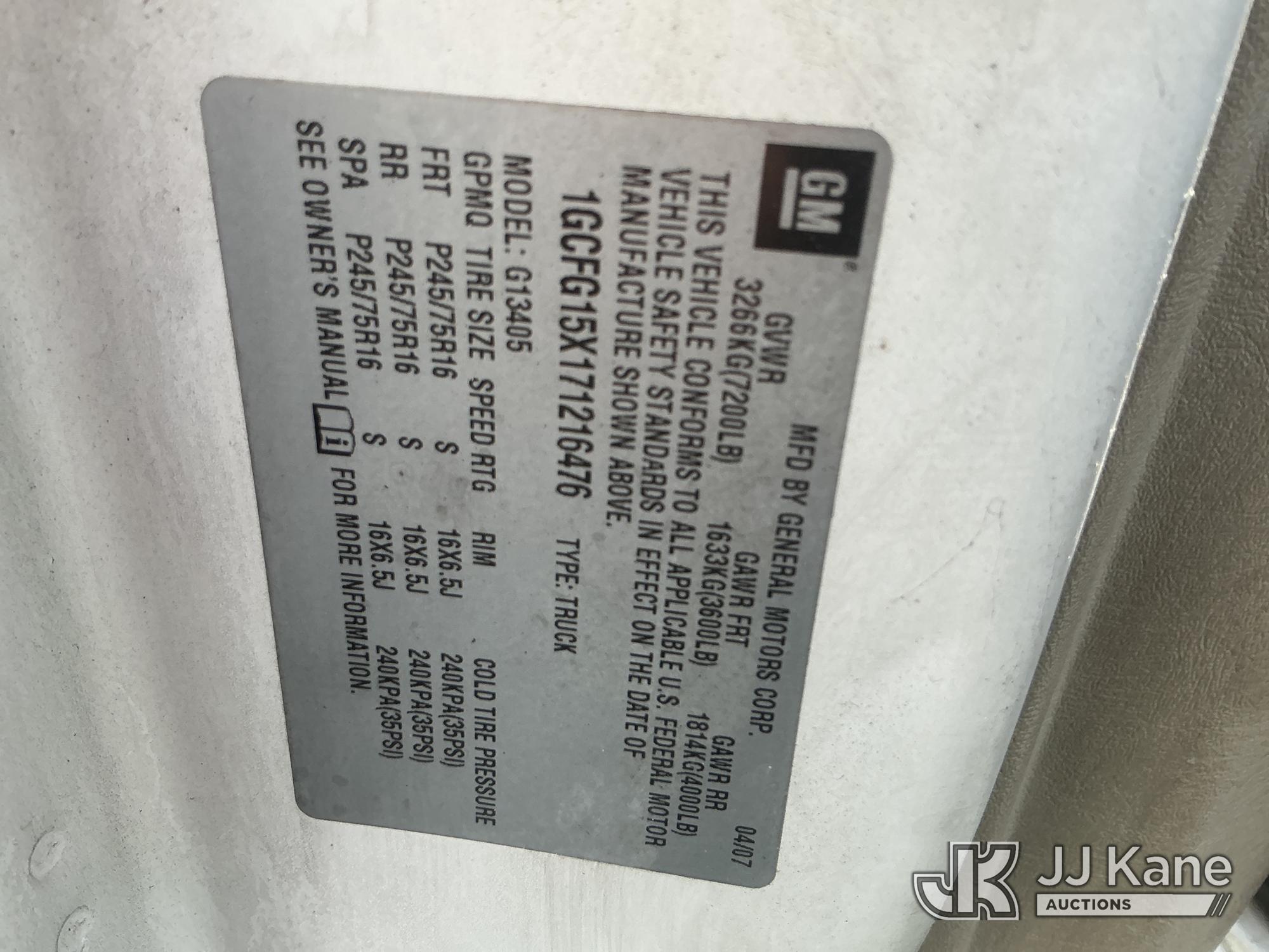 2007 Chevrolet EXPRESS G1500