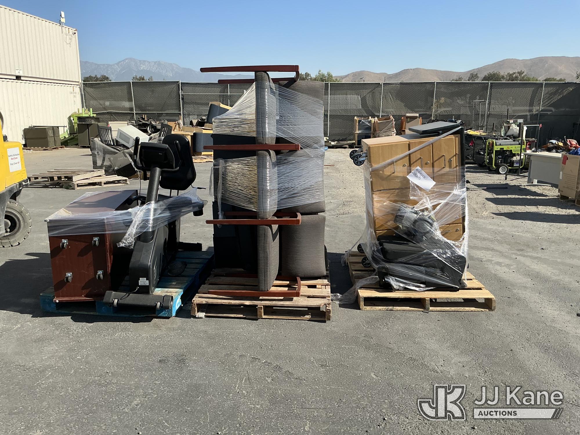 (3 Pallets) Office Equipment (Used) NOTE: This unit is being sold AS IS/WHERE IS via Timed Auction and is located in Jurupa Valley