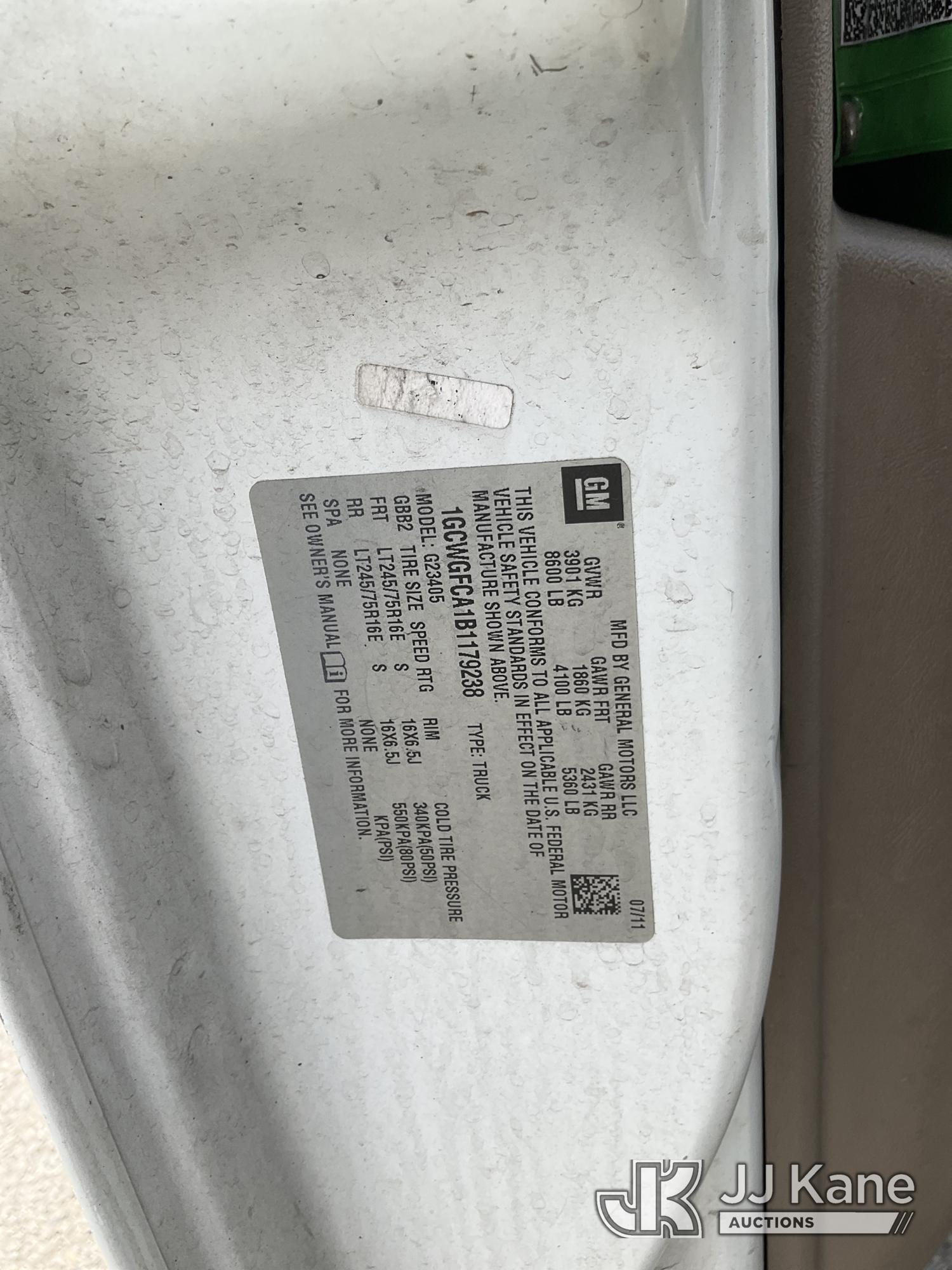 2011 Chevrolet EXPRESS G2500