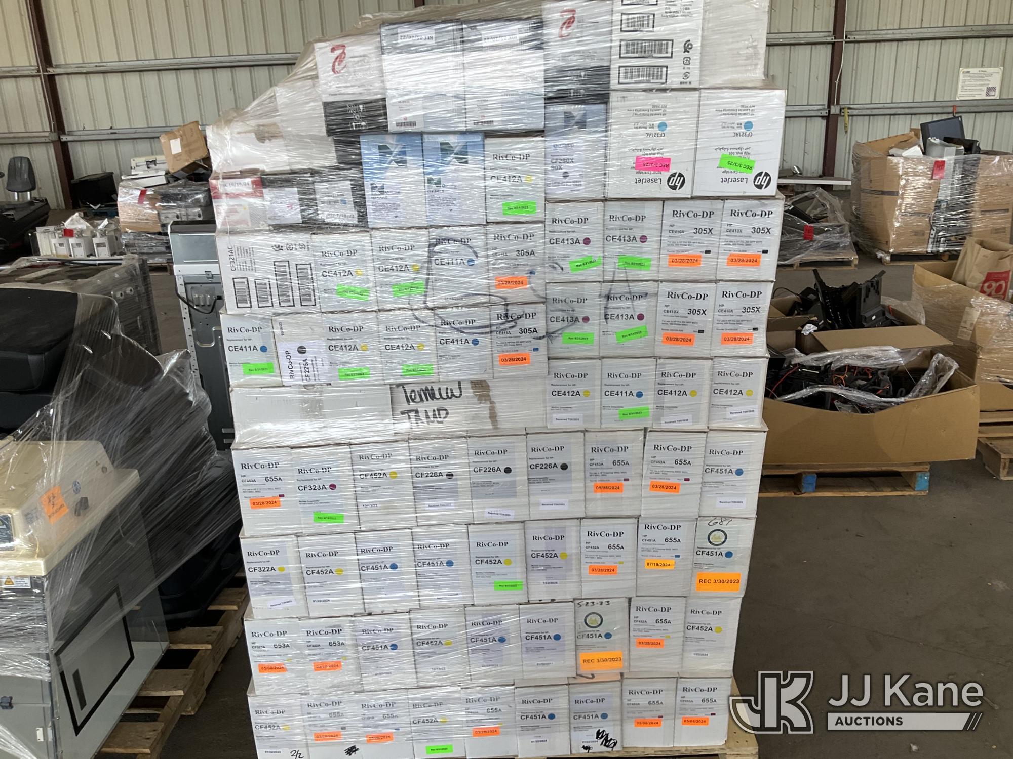 Pallet of Toner (In Box) NOTE: This unit is being sold AS IS/WHERE IS via Timed Auction and is located in Jurupa Valley