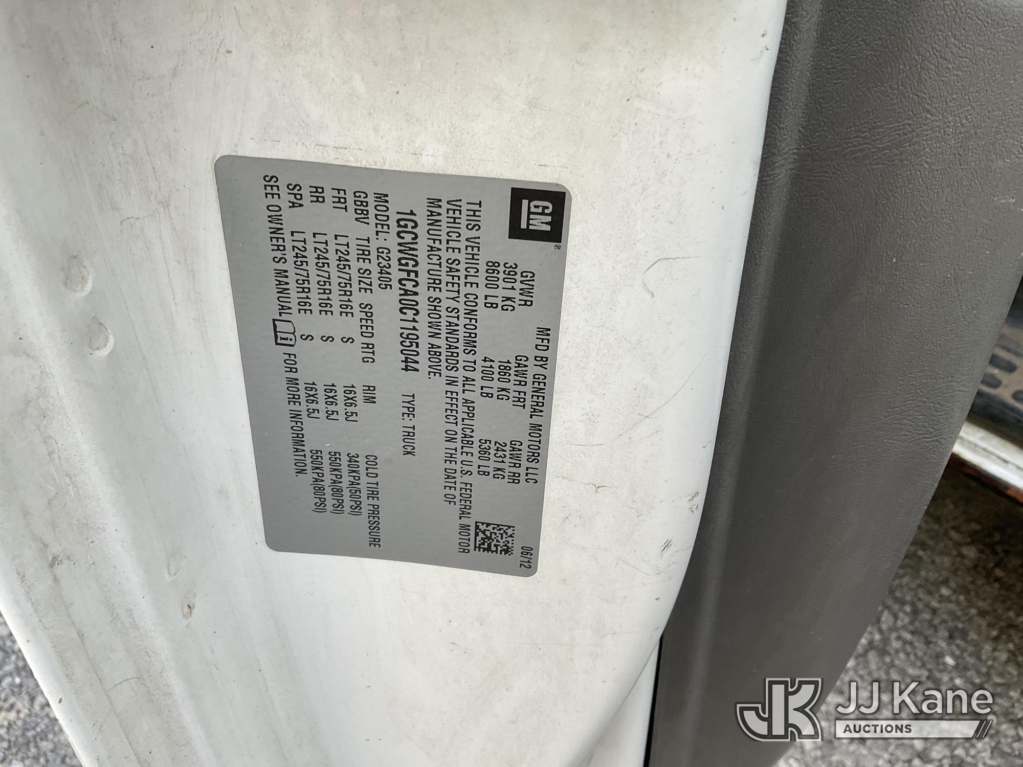 2012 Chevrolet EXPRESS 2500