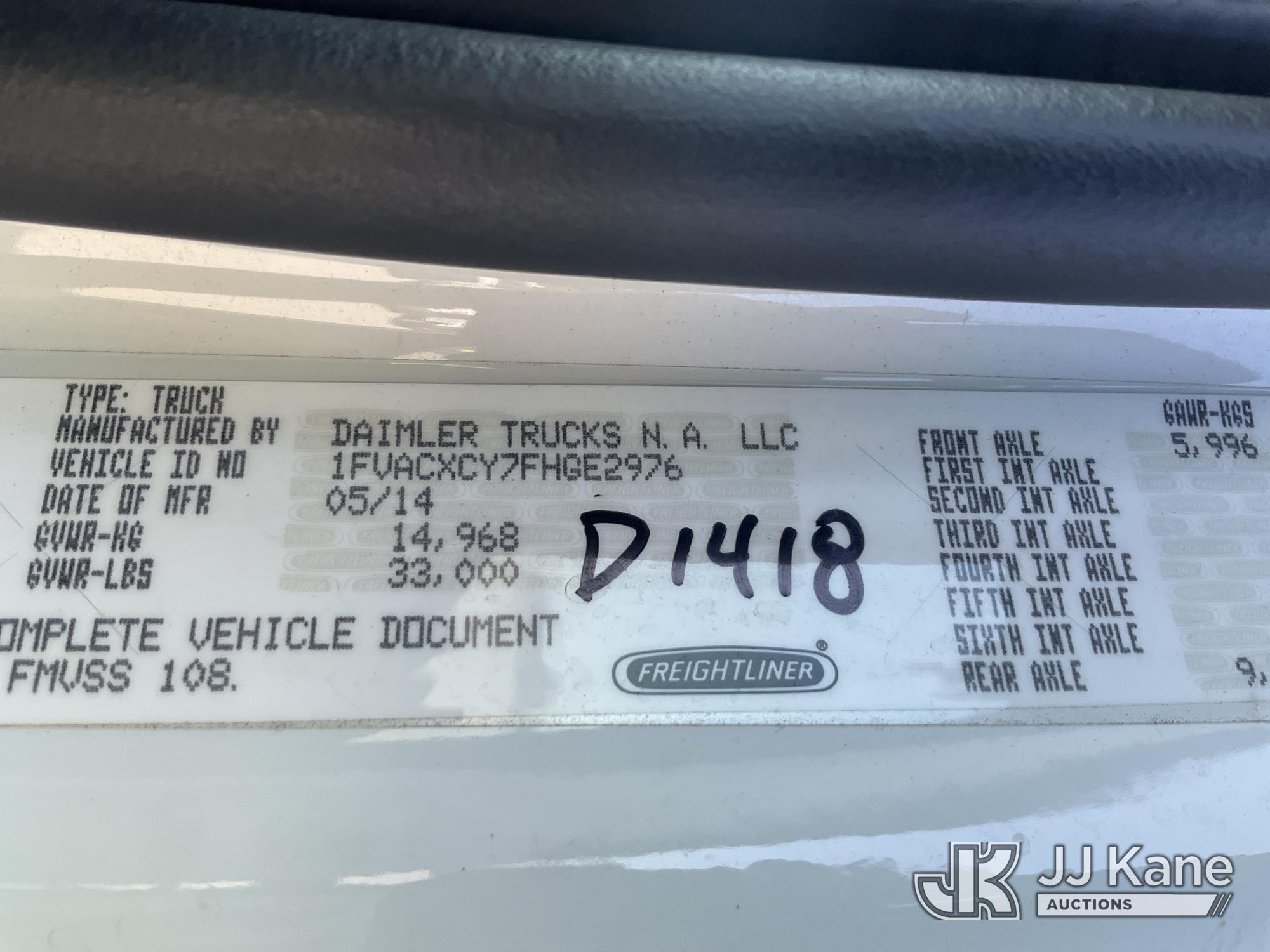 2015 Freightliner M2 106 MEDIUM DUTY