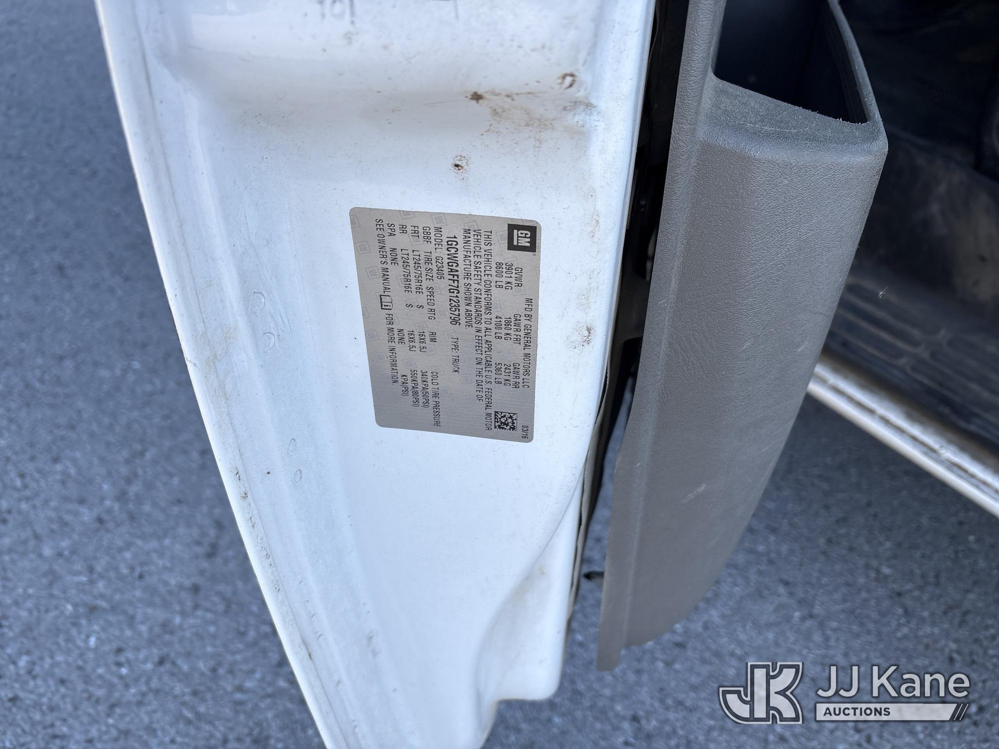 2016 Chevrolet Express G2500