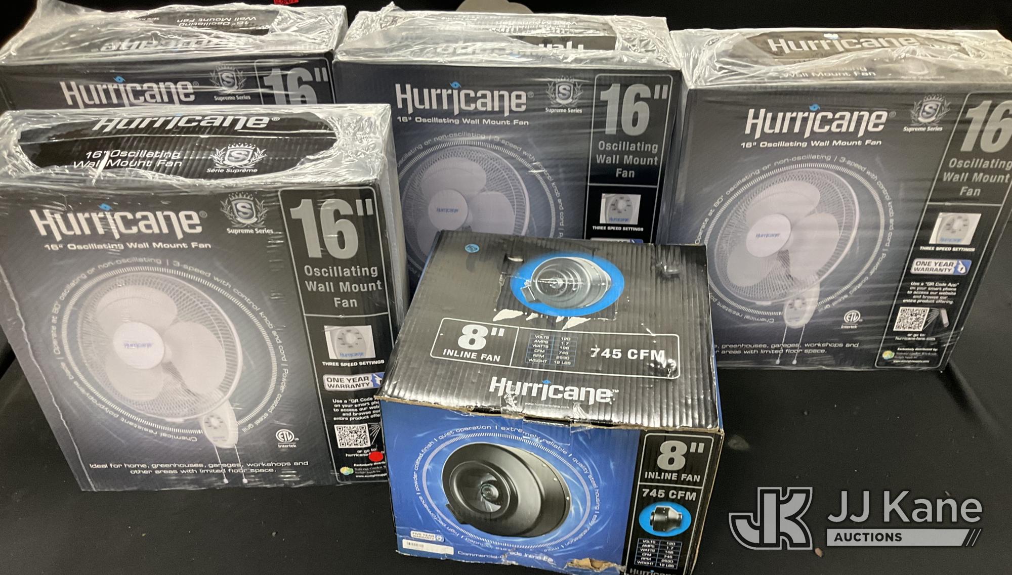Hurricane Fans (Sealed In Box ) NOTE: This unit is being sold AS IS/WHERE IS via Timed Auction and is located in Jurupa Valley