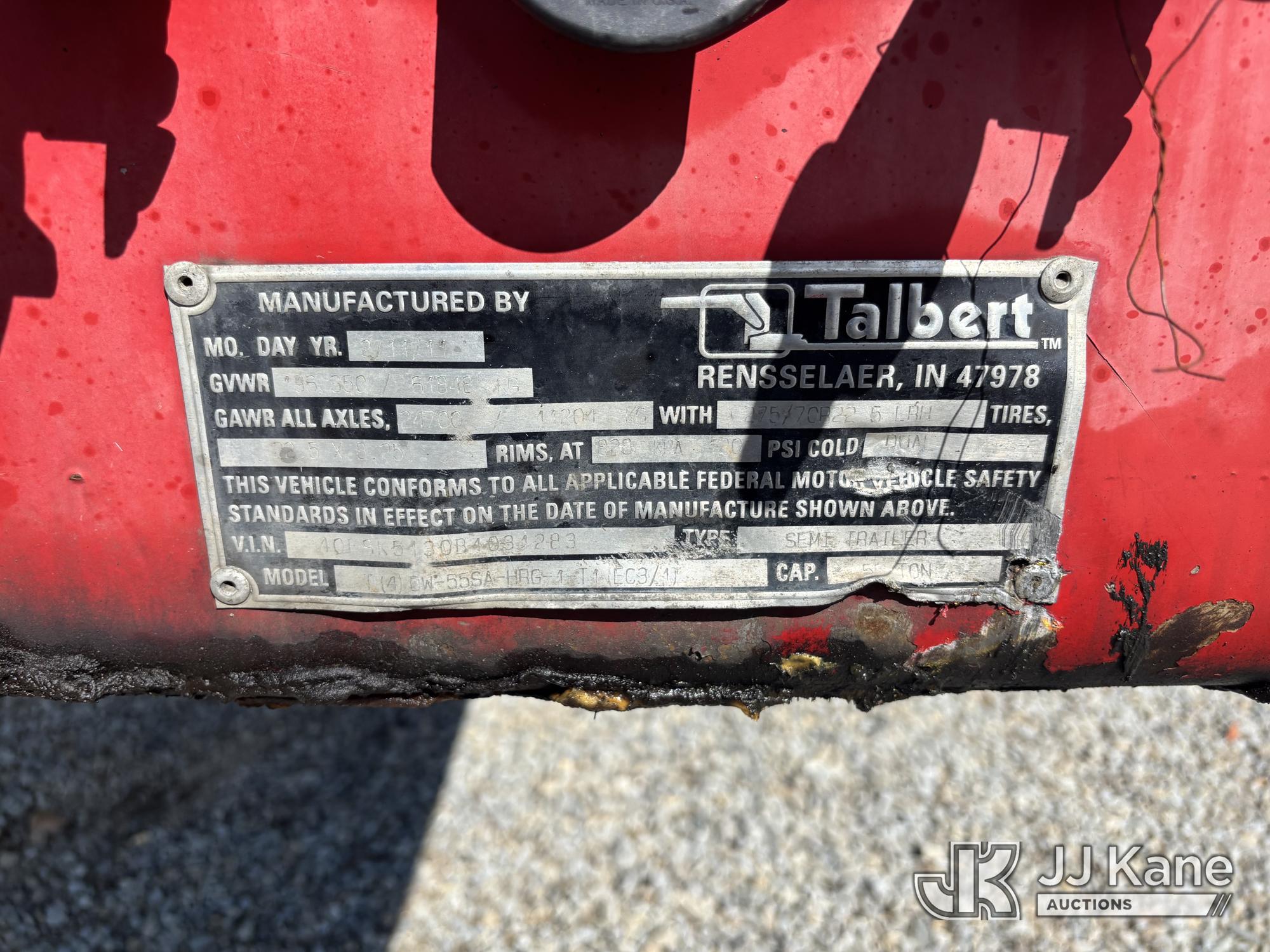 2011 Talbert DW55SA