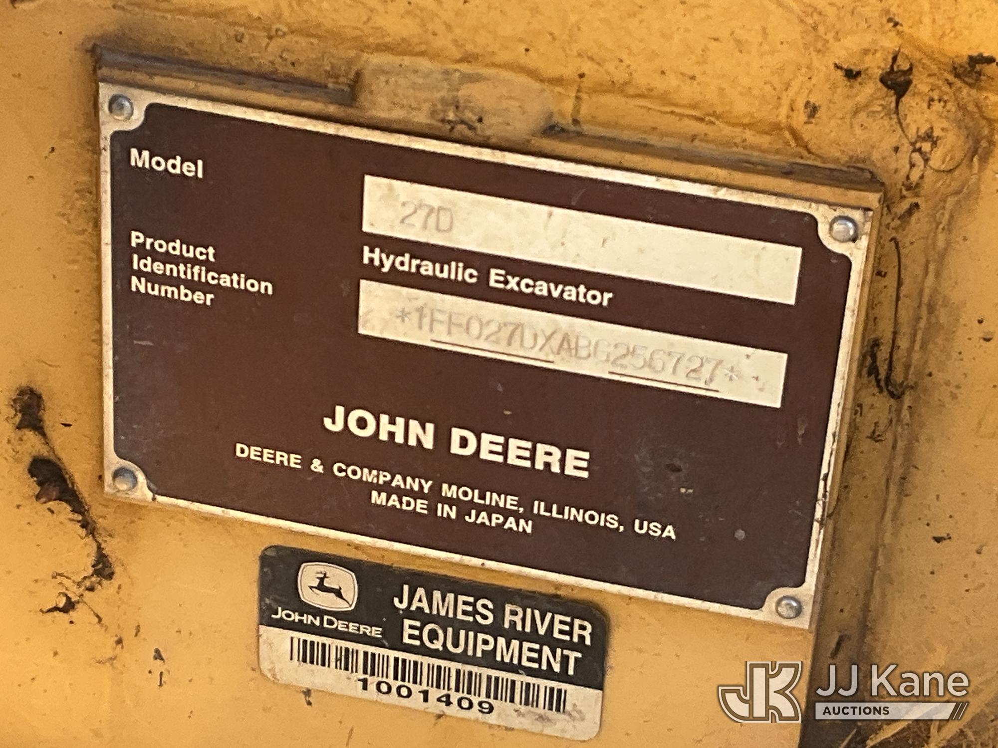 2012 John Deere 27D