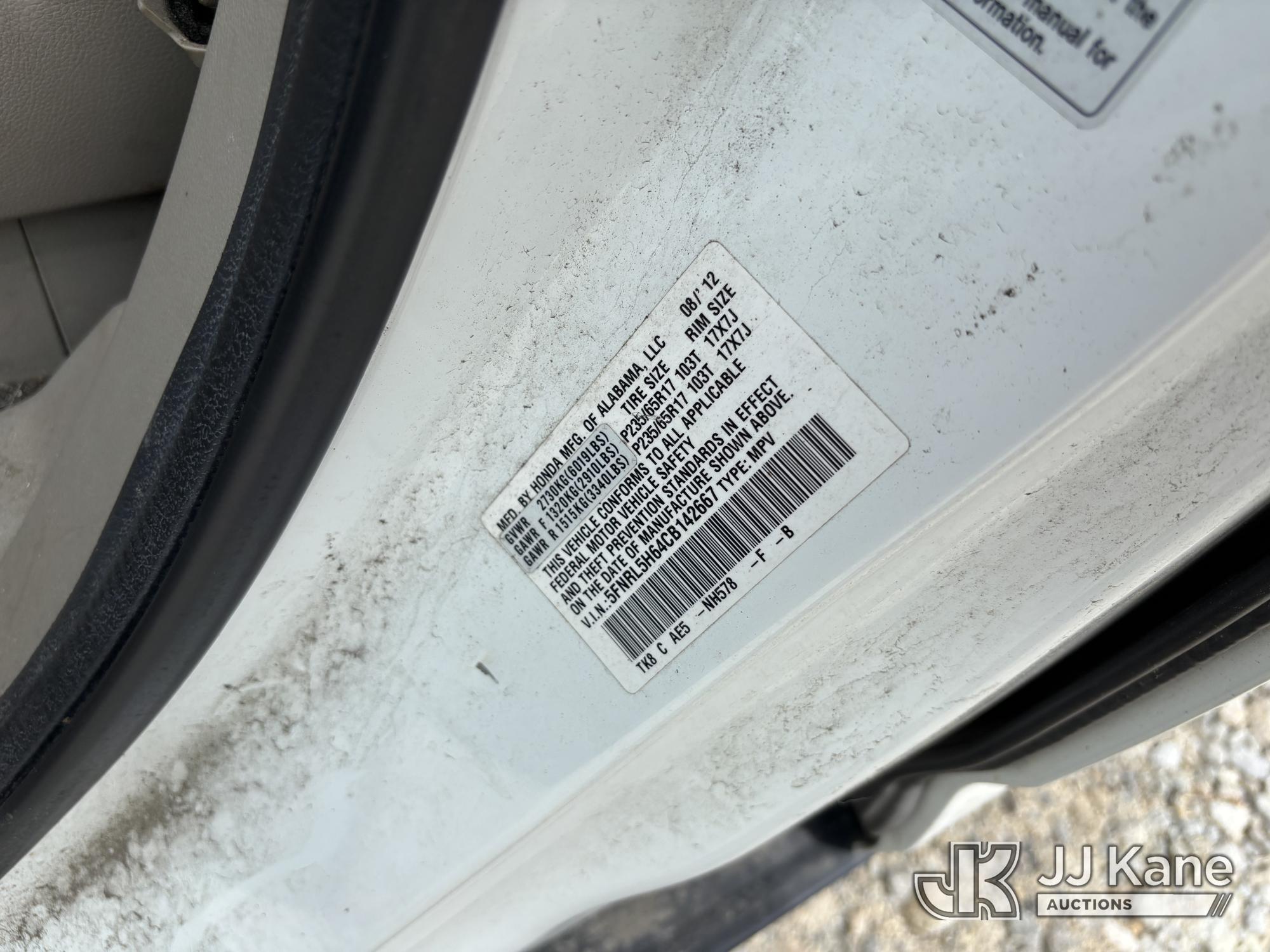 2012 Honda  ODYSSEY