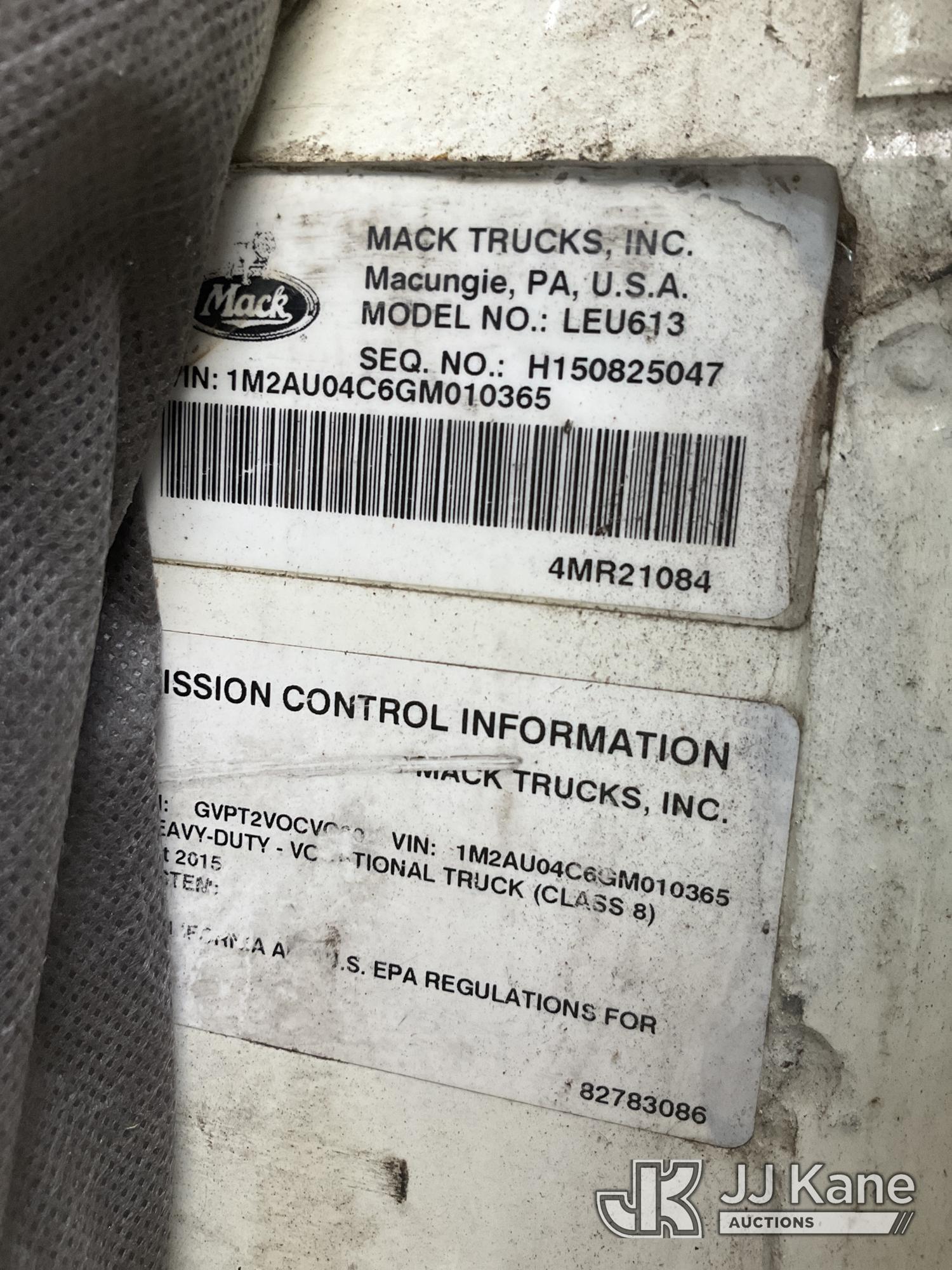 2016 Mack LEU600