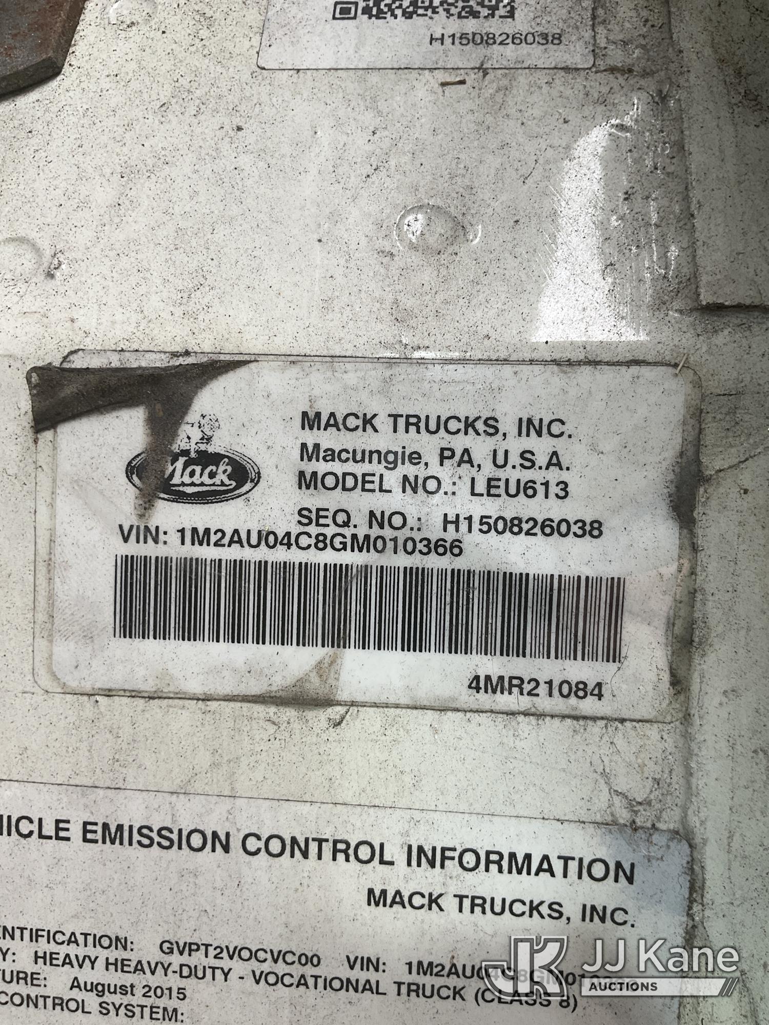 2016 Mack LEU600