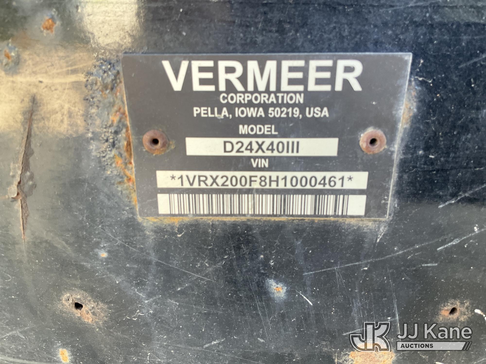 2017 Vermeer D24X40 SERIES III