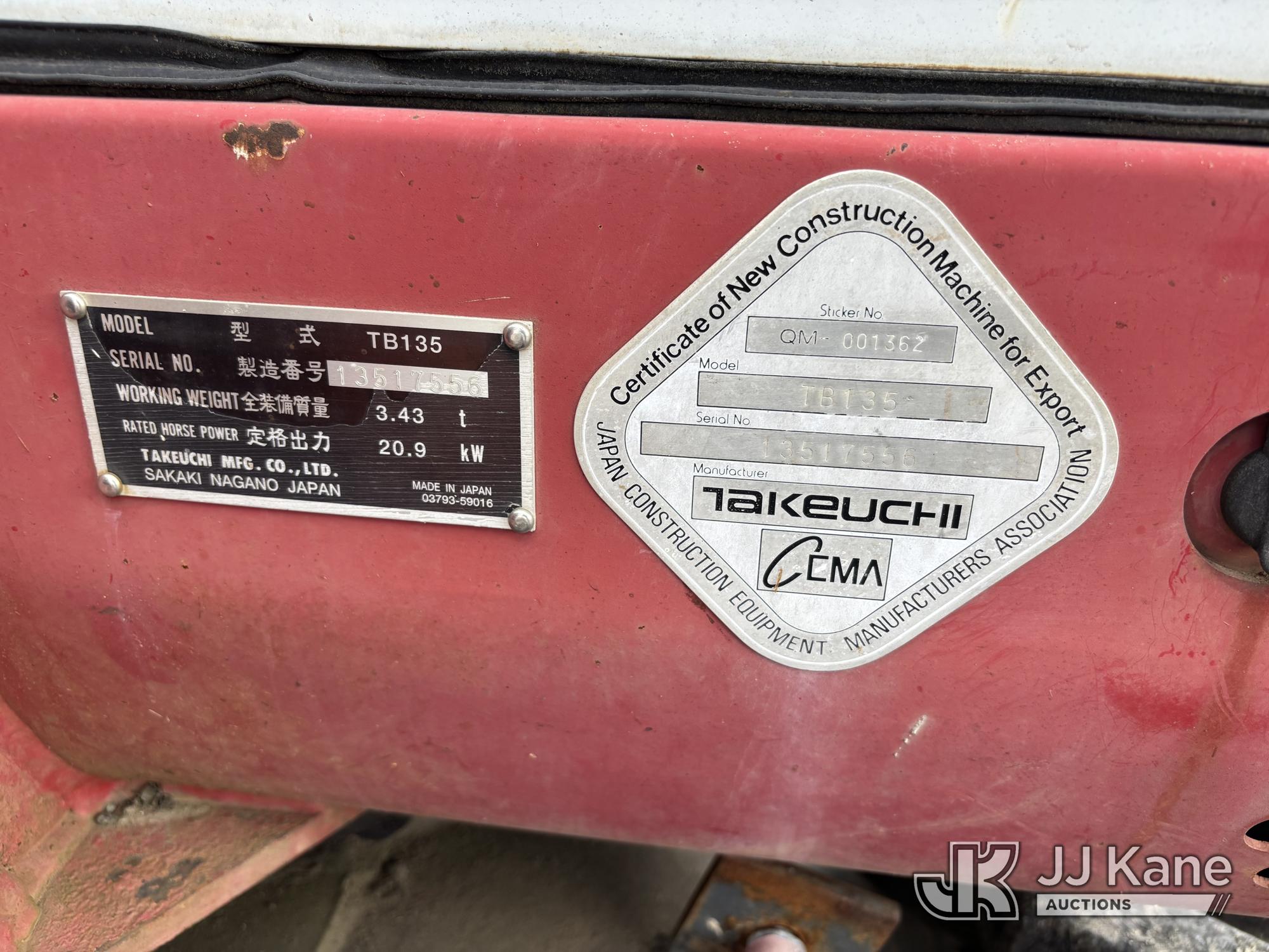 2006 Takeuchi TB135