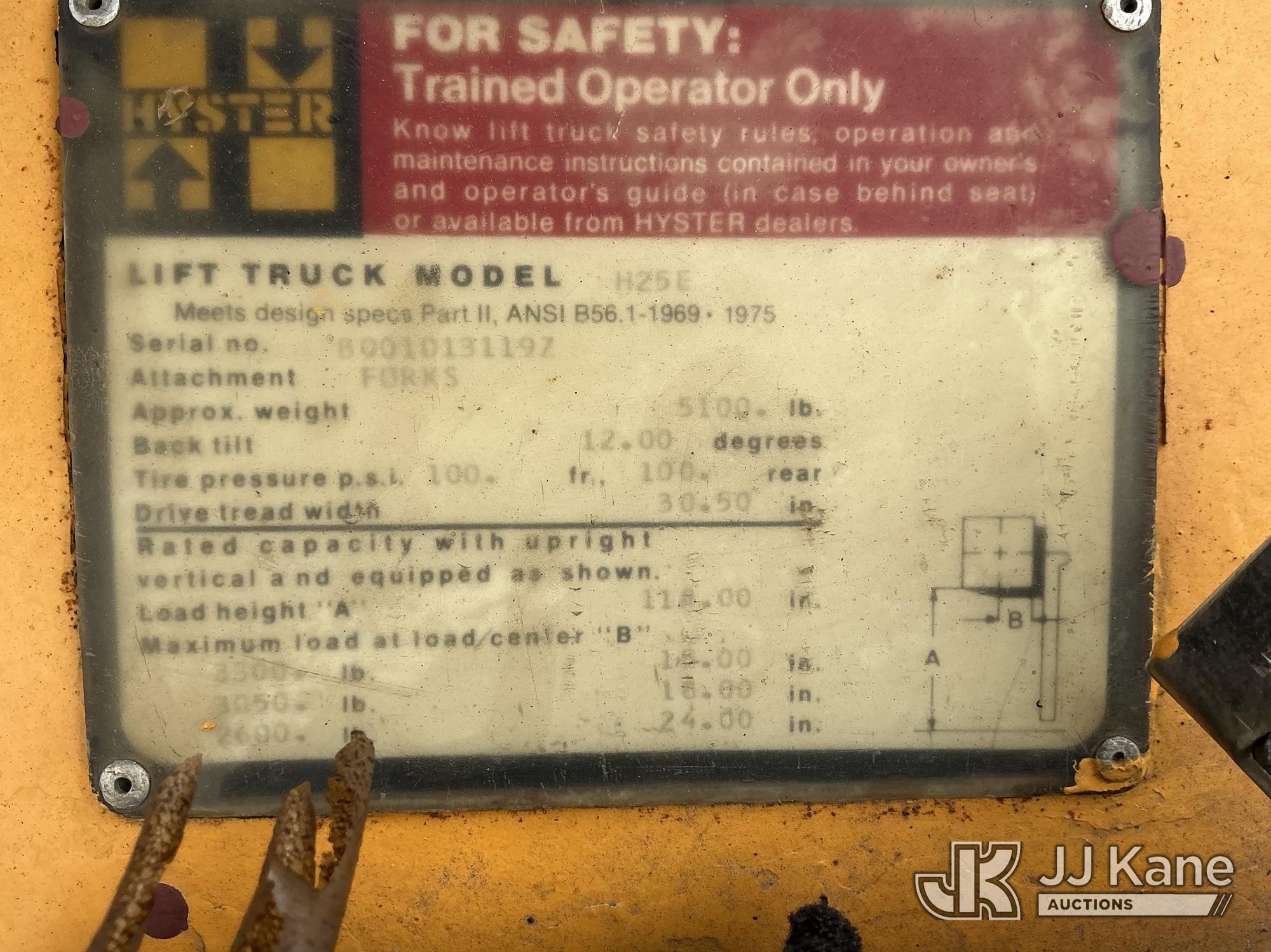 0 Hyster H25E