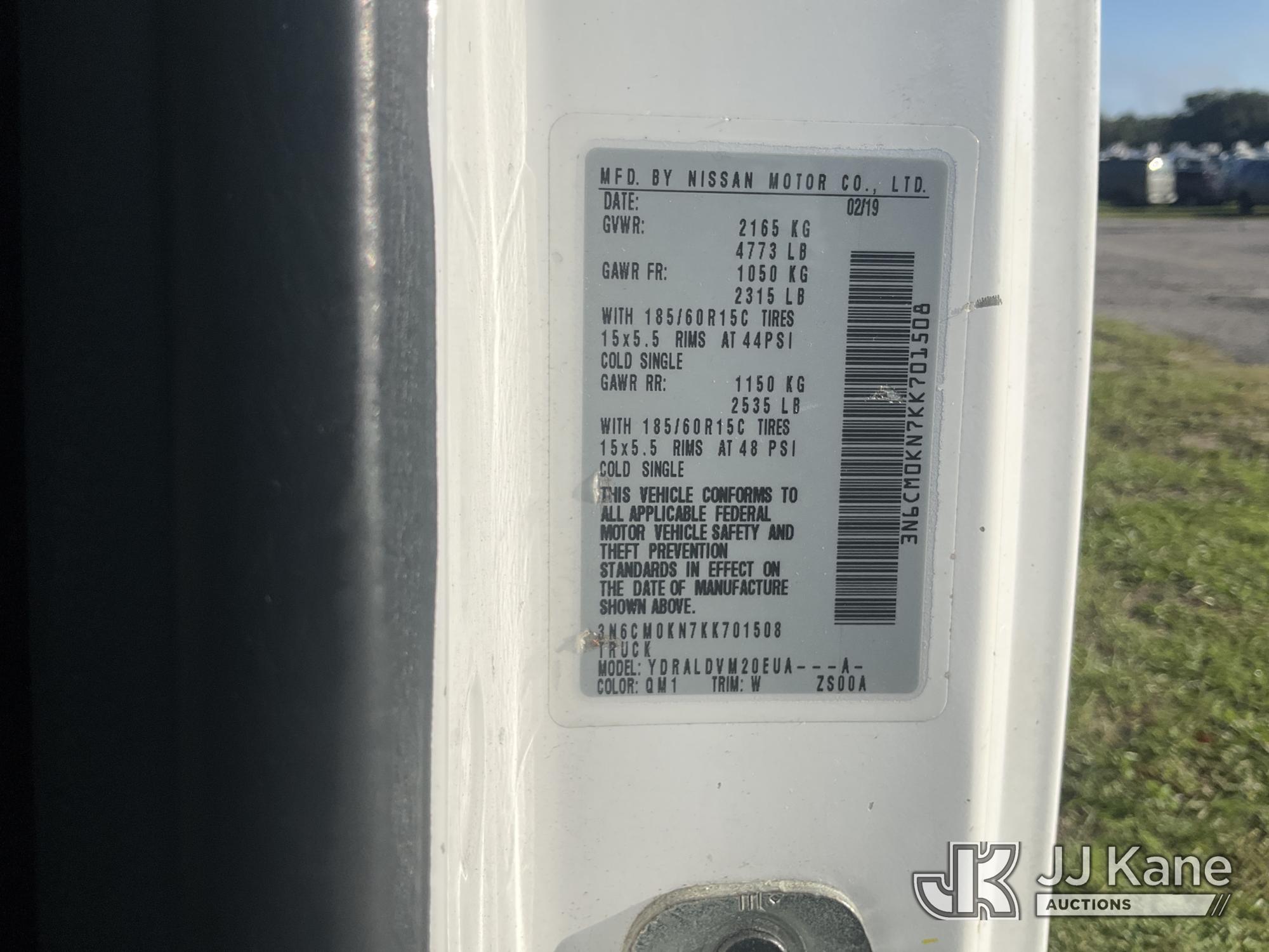 2019 Nissan NV200