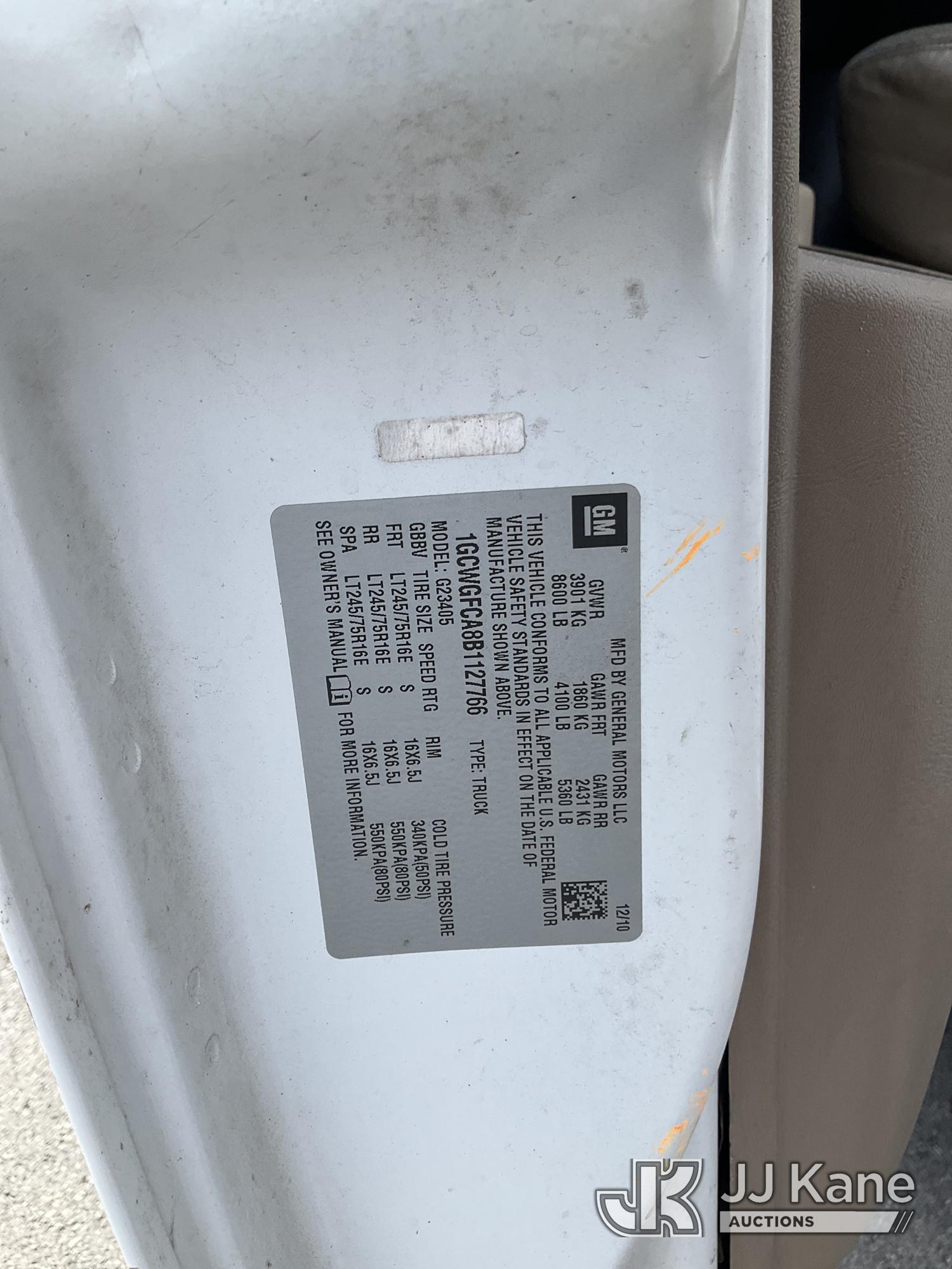 2011 Chevrolet Express G2500