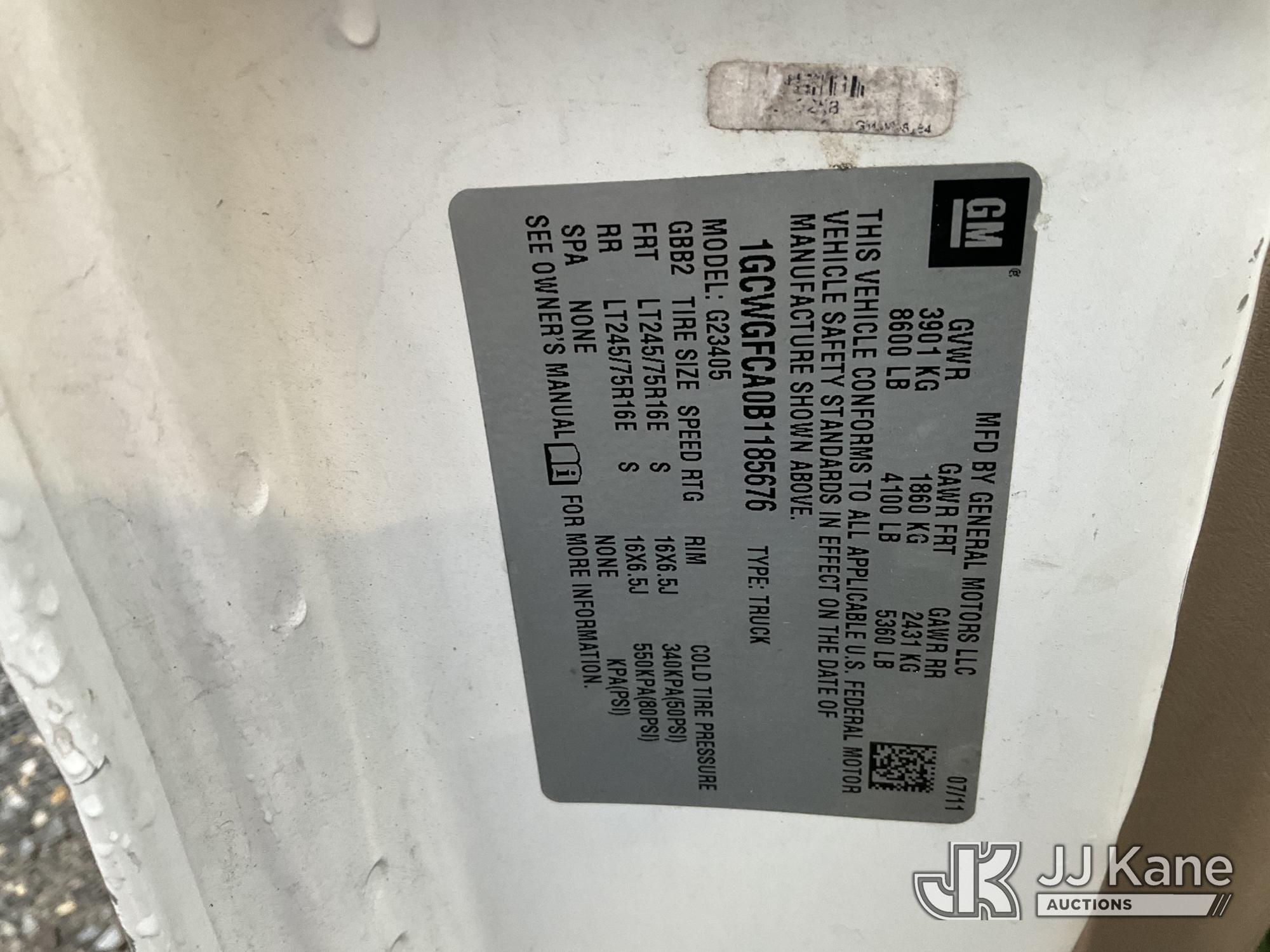 2011 Chevrolet Express G2500