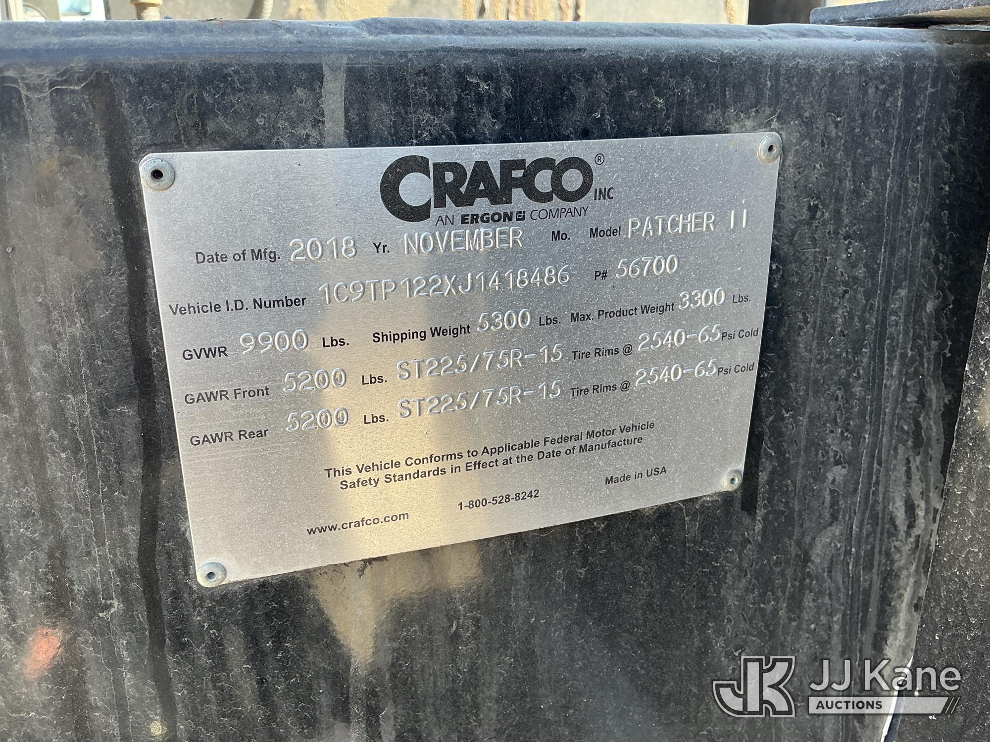 2018 Crafco PATCHER II