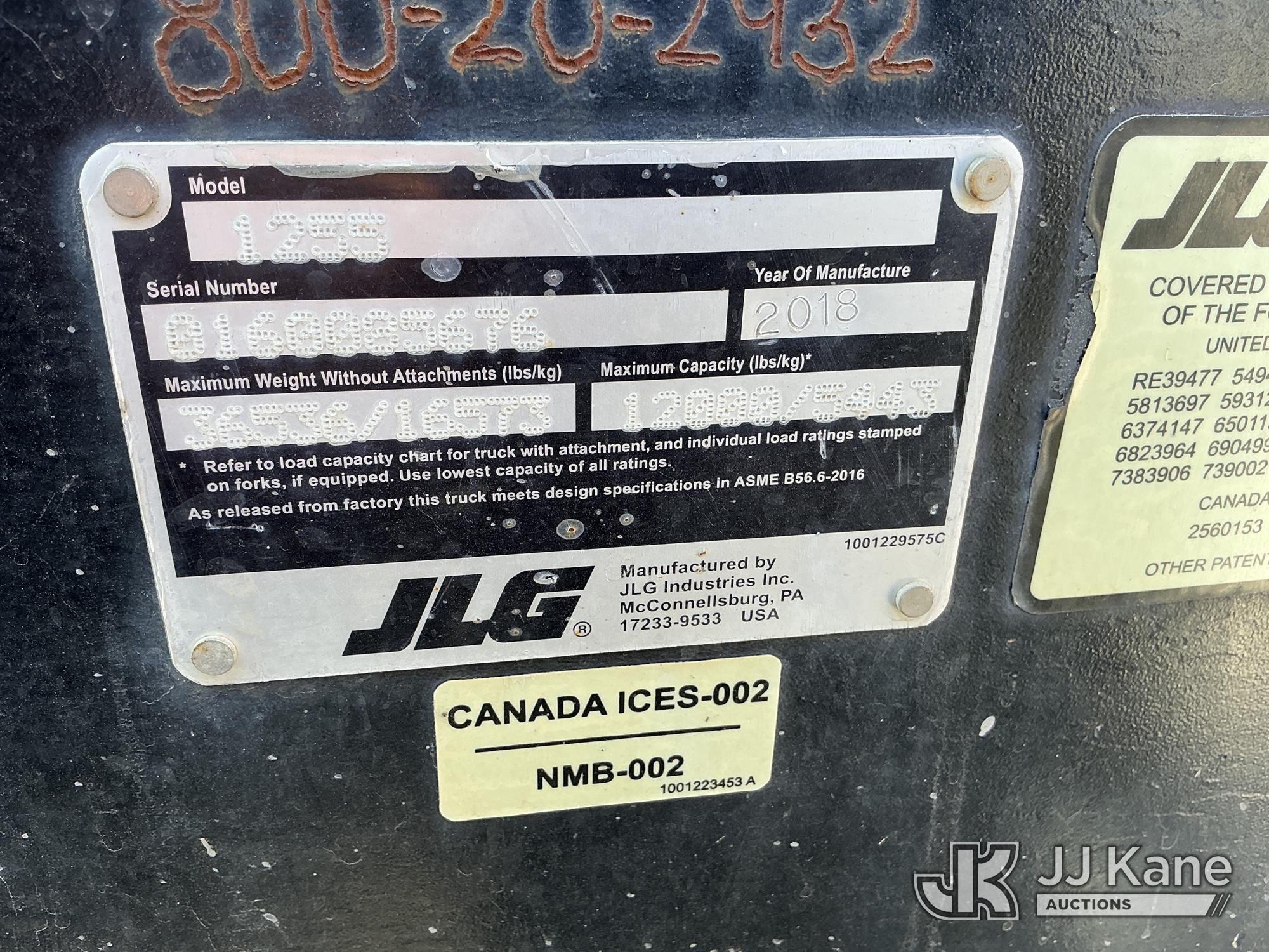 2018 JLG 1255